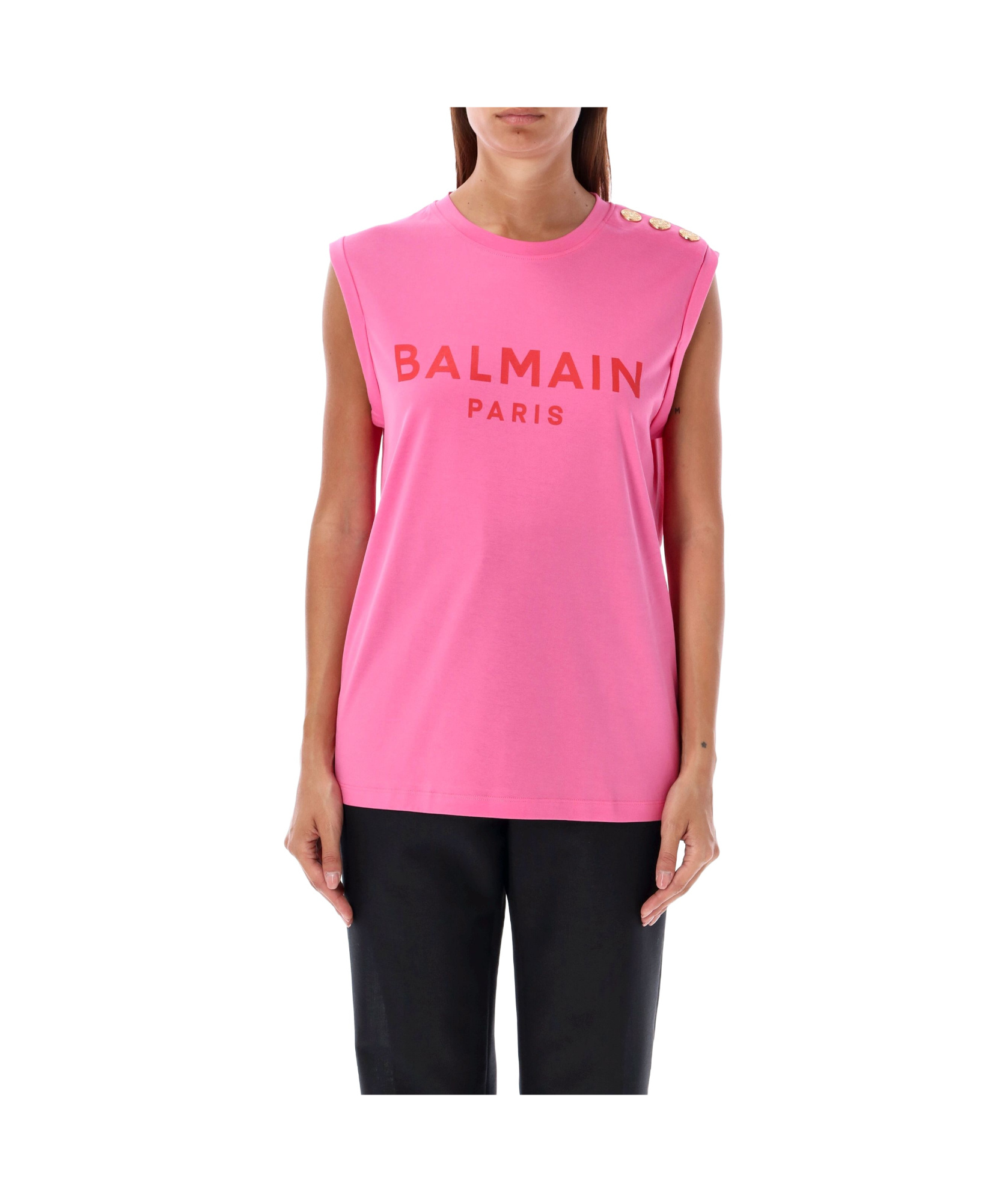 BALMAIN LOGO TANK TOP