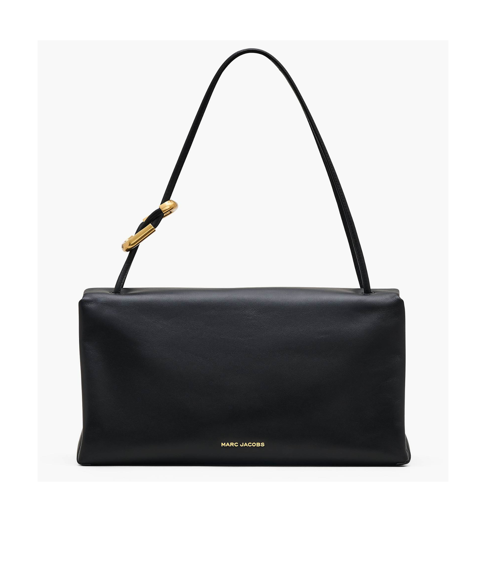 Marc Jacobs Spacious Dual Shoulder Bag Made Of Leather In Black
