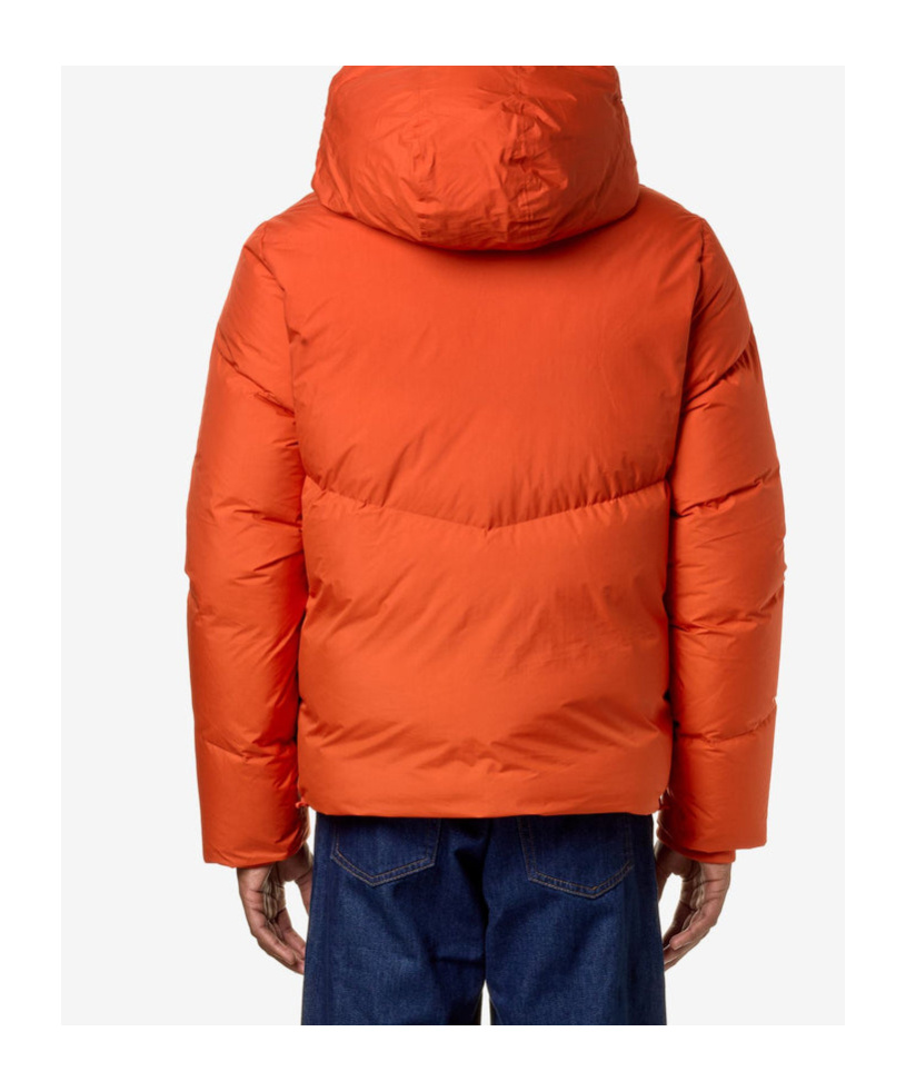K-way Long-sleeved Down Jacket In Red