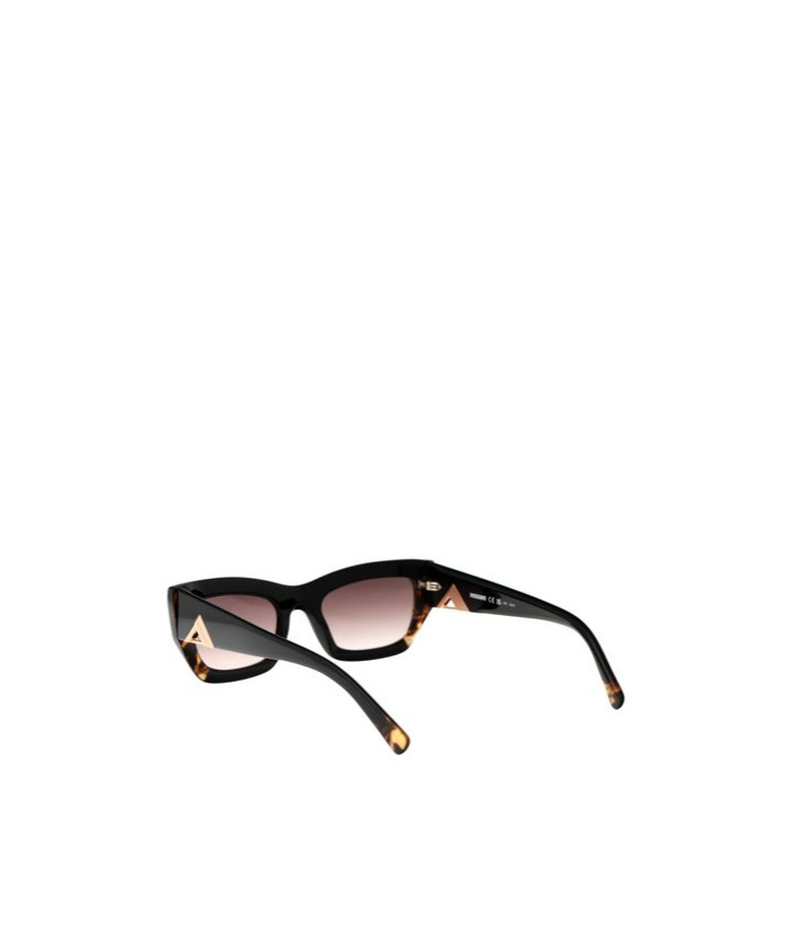 Missoni Tortoiseshell-detailing Rectangle-frame Sunglasses In Black