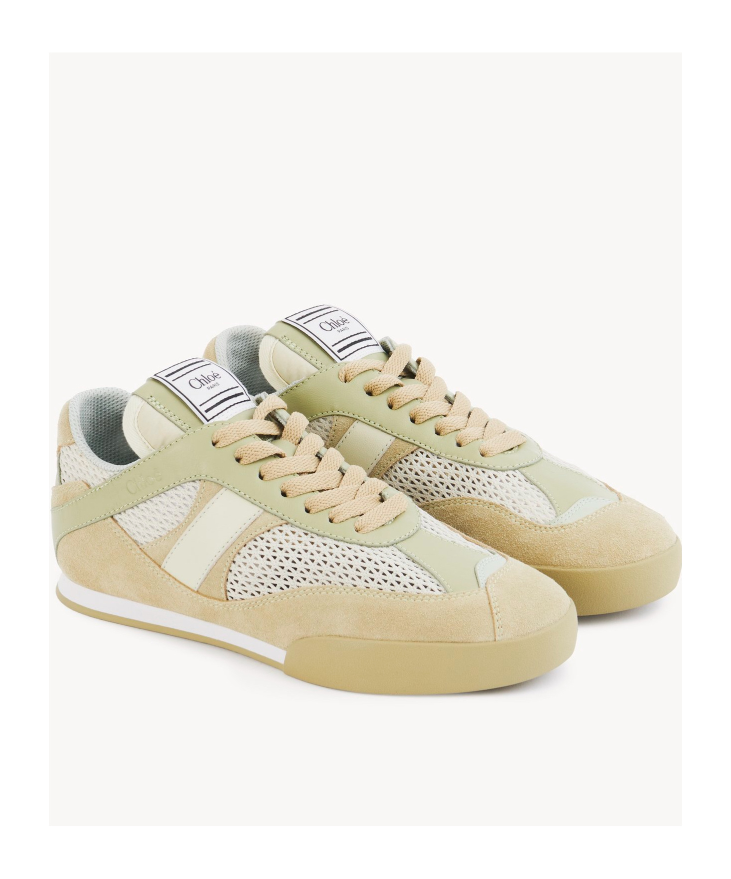 Chloé Women Kick Sneakers In Nude