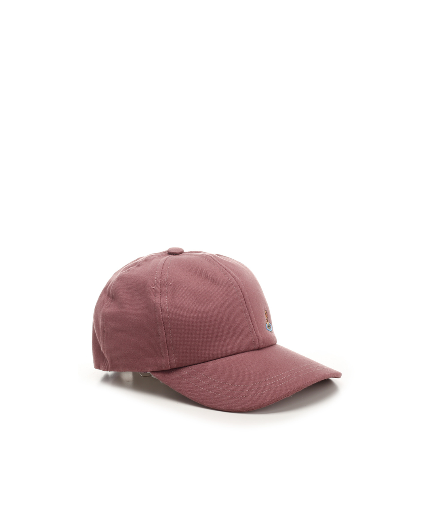 Vivienne Westwood Cotton Orb-embroidery Baseball Cap In Pink