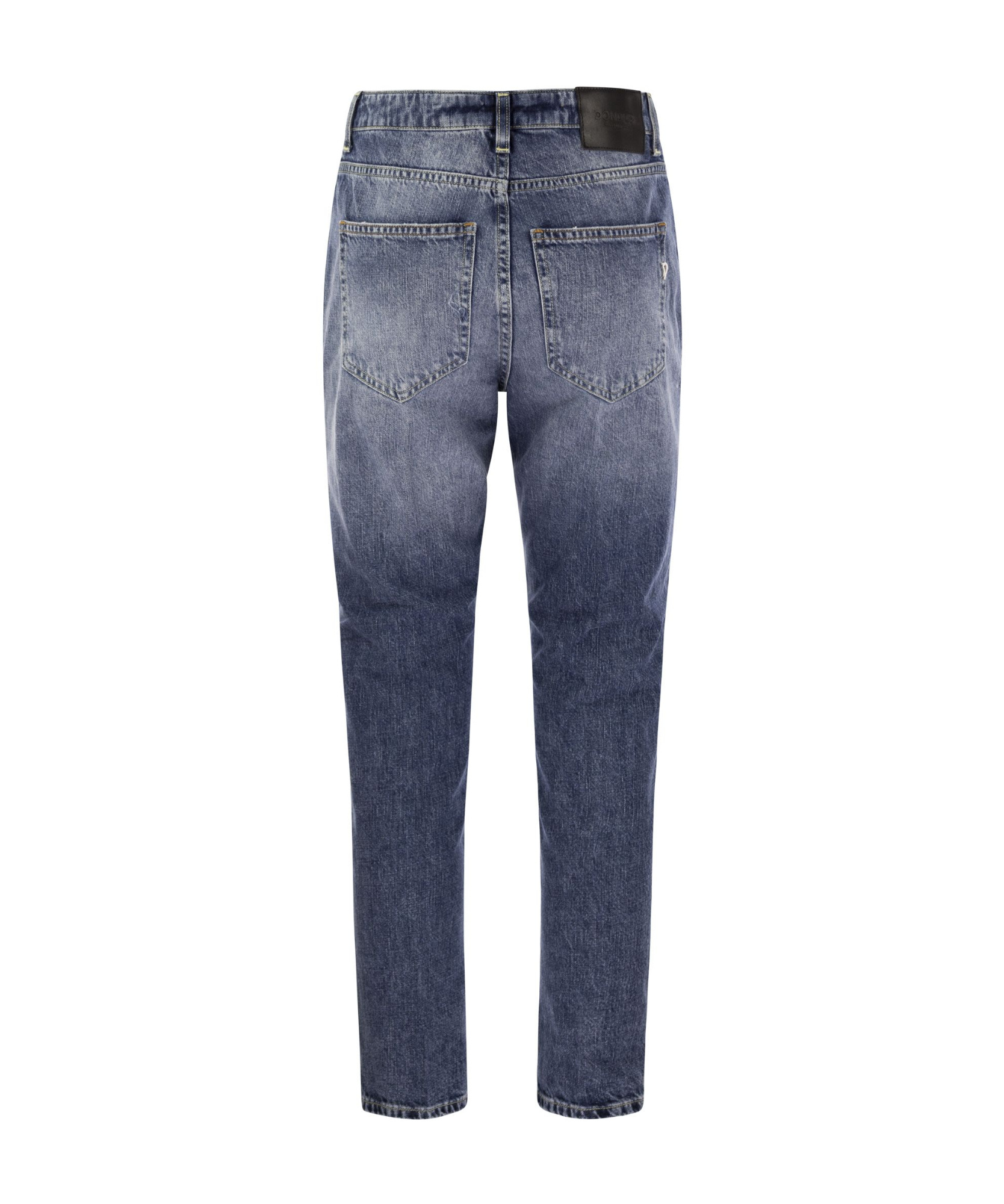 Dondup Cindy - Regular Stretch Denim Jeans In Gray