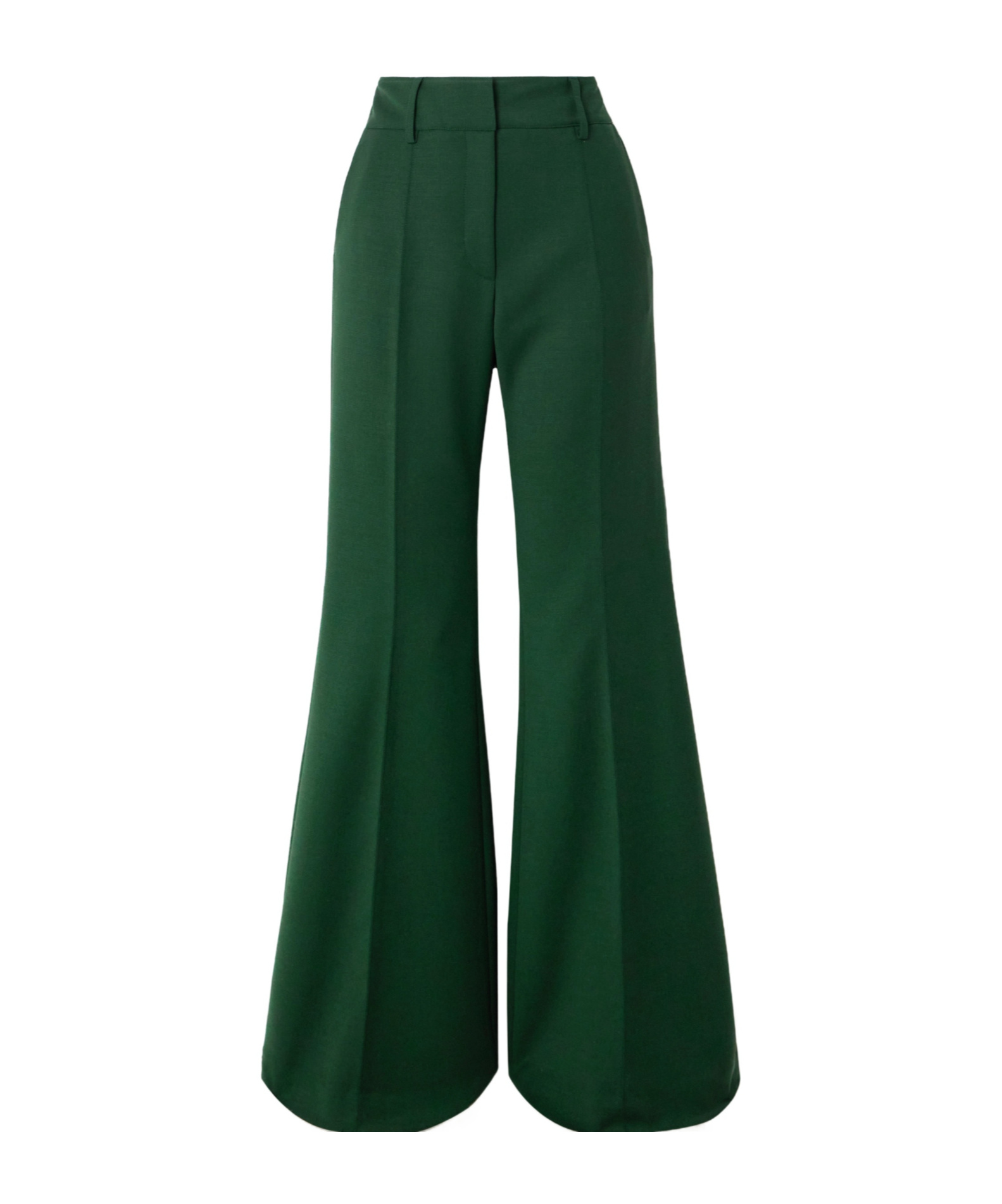 Gabriela Hearst Casual Pants With Belt Loops In Green