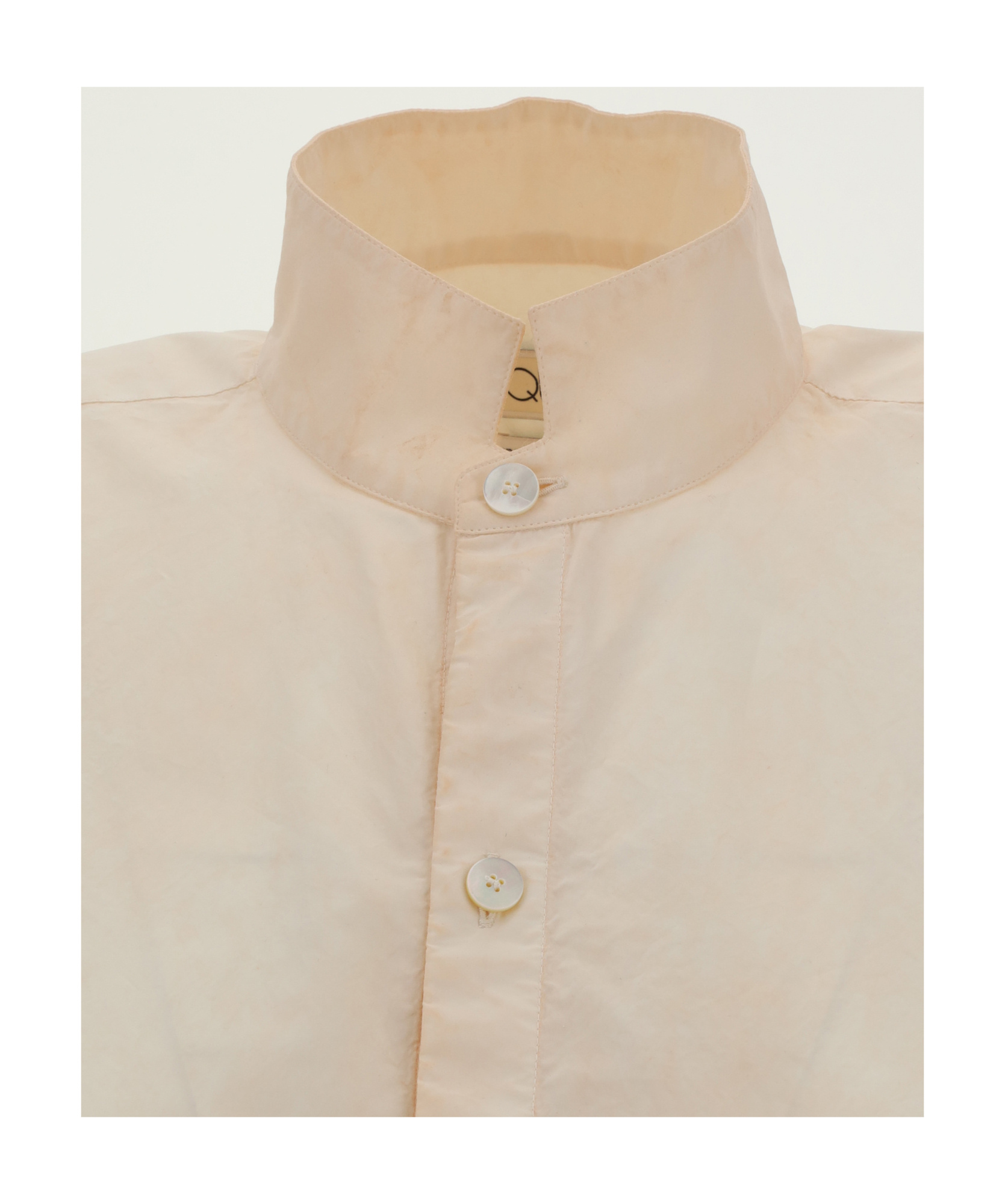 Shop Quira Cotton Shirt In Nude