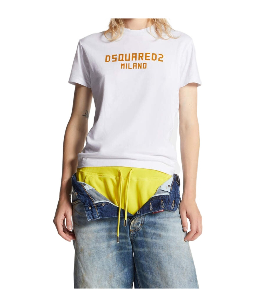 Dsquared2 Short-sleeved T-shirt In White