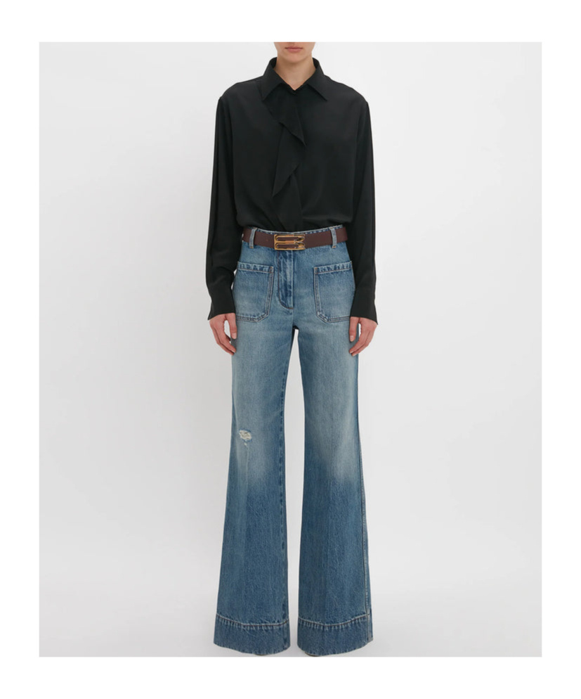 Victoria Beckham Long In Blue