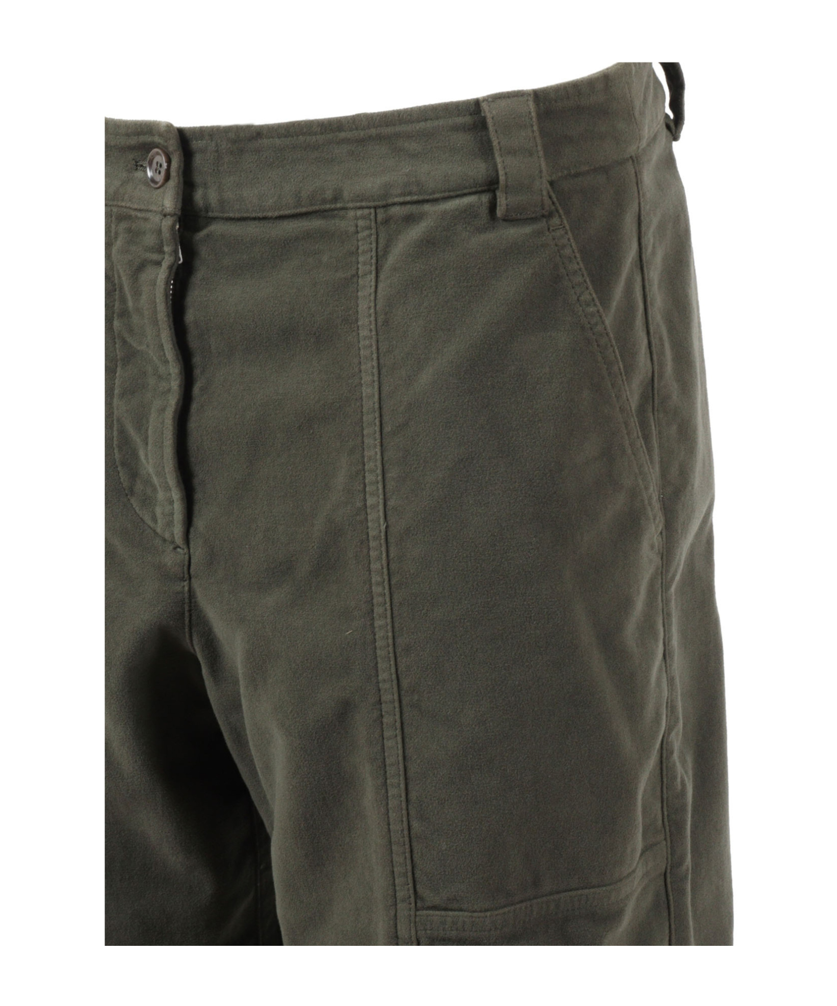 Aspesi Drawstring Cargo Trousers In Gray