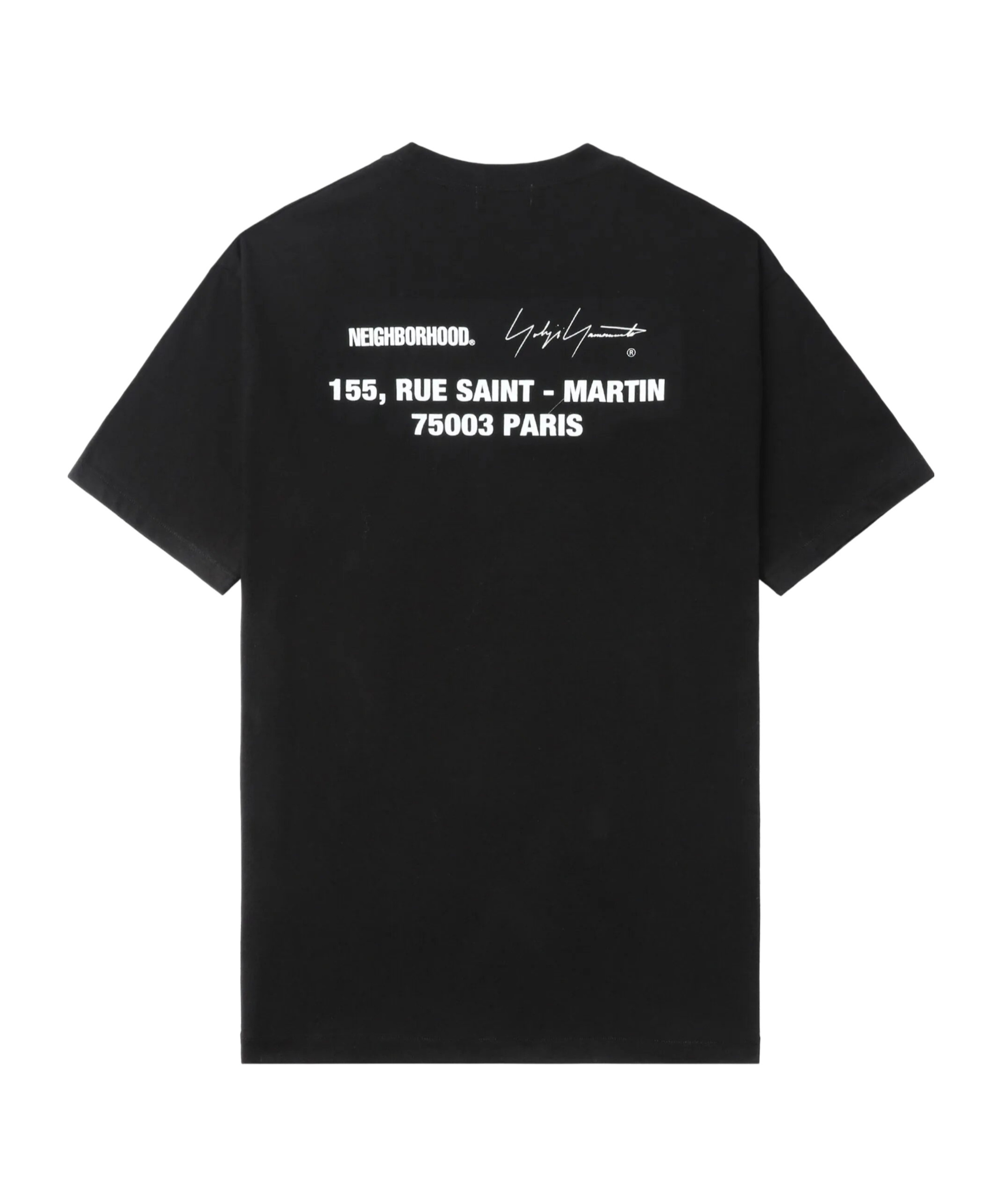 Yohji Yamamoto Short-sleeved T-shirt In Black