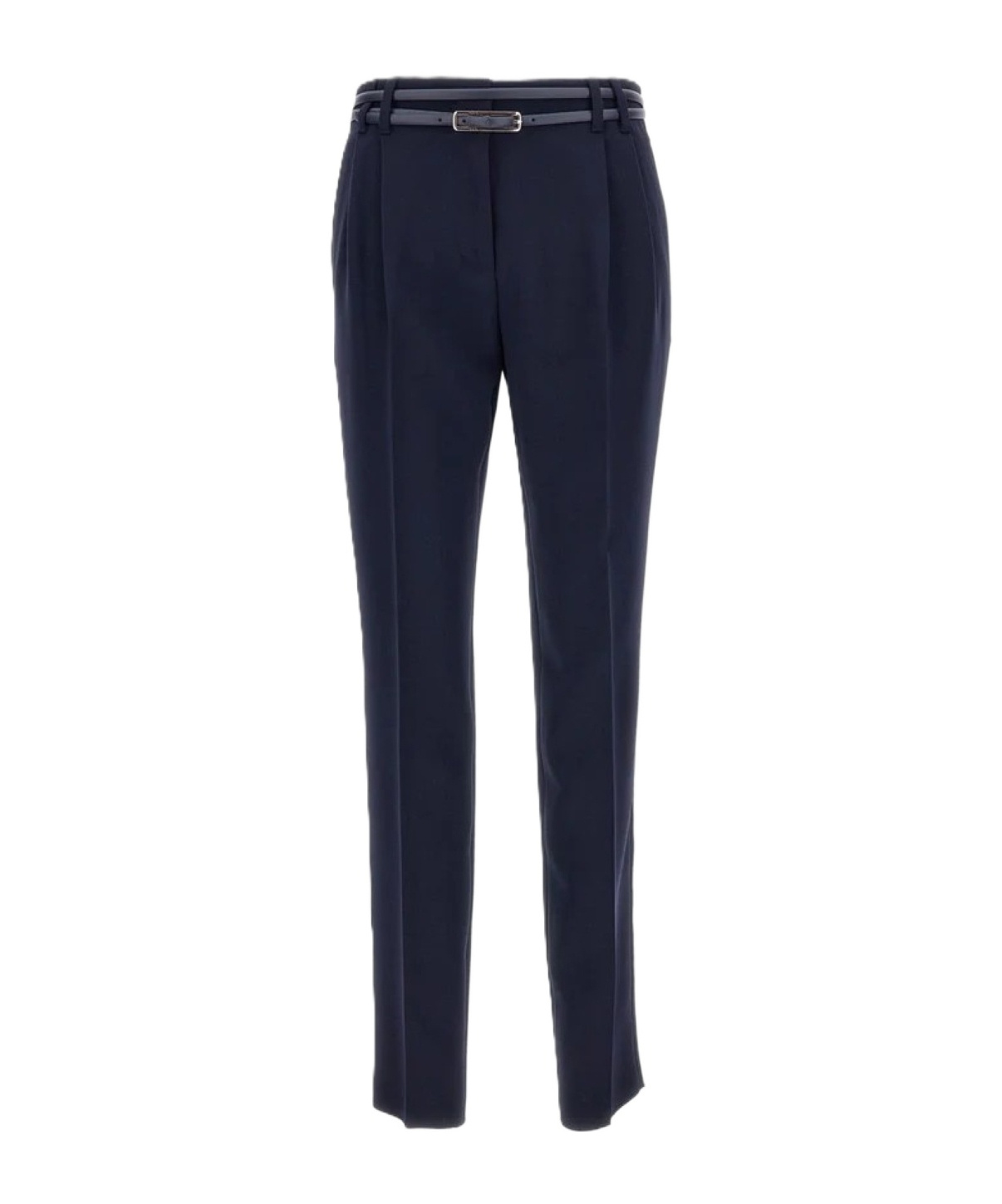 Max Mara Studio Pleated Tailored Trousers In Blue