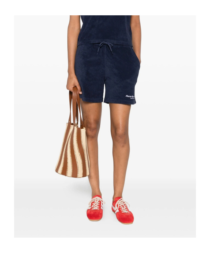 Sporty And Rich Drawstring Shorts In Blue