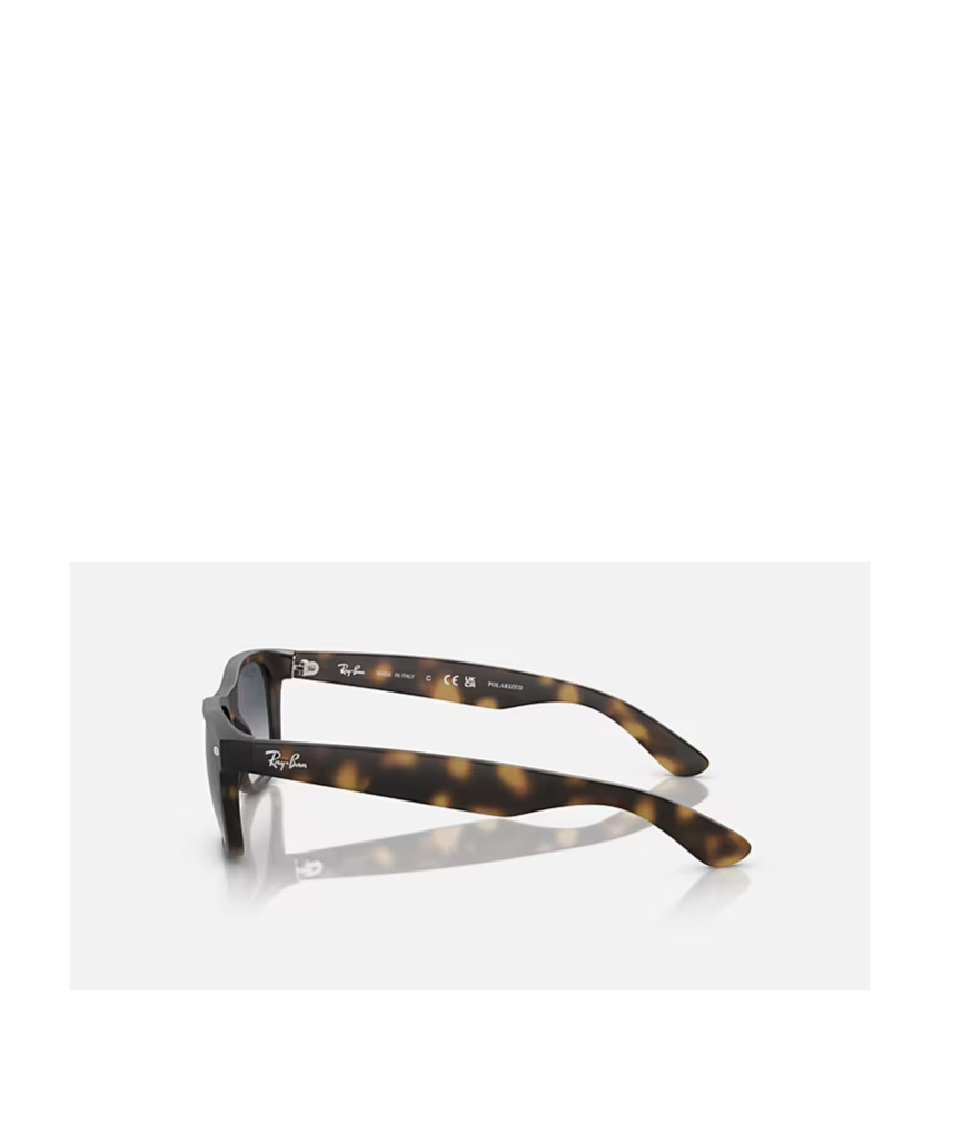 Ray Ban 55mm Gradient Polarized Square Sunglasses In Brown