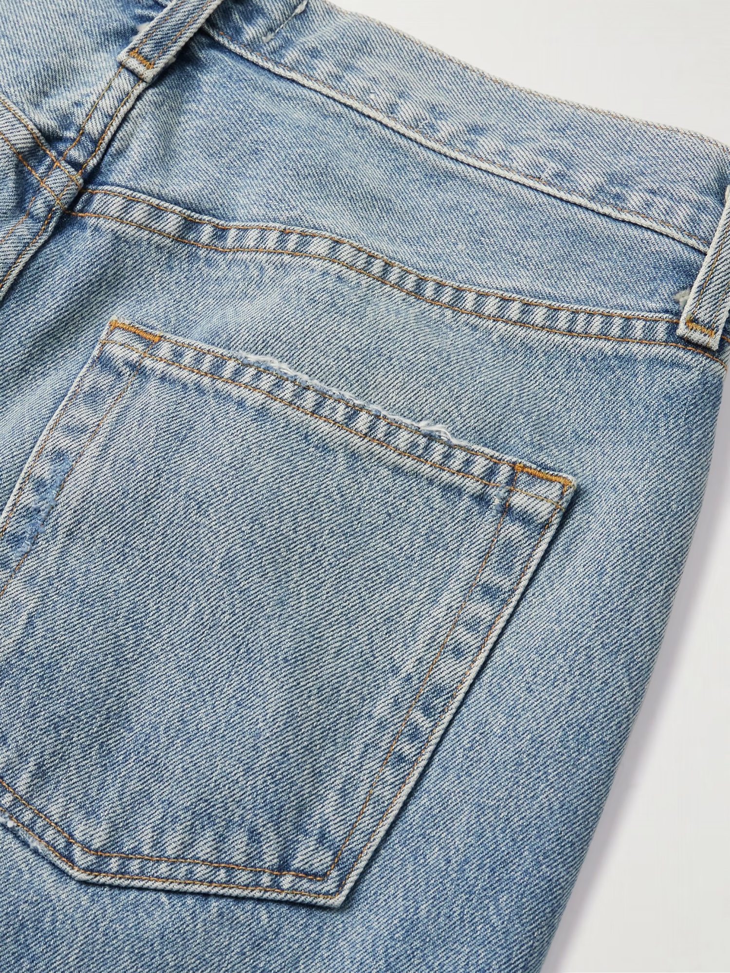 Agolde High Waist Straight Jeans In Blue