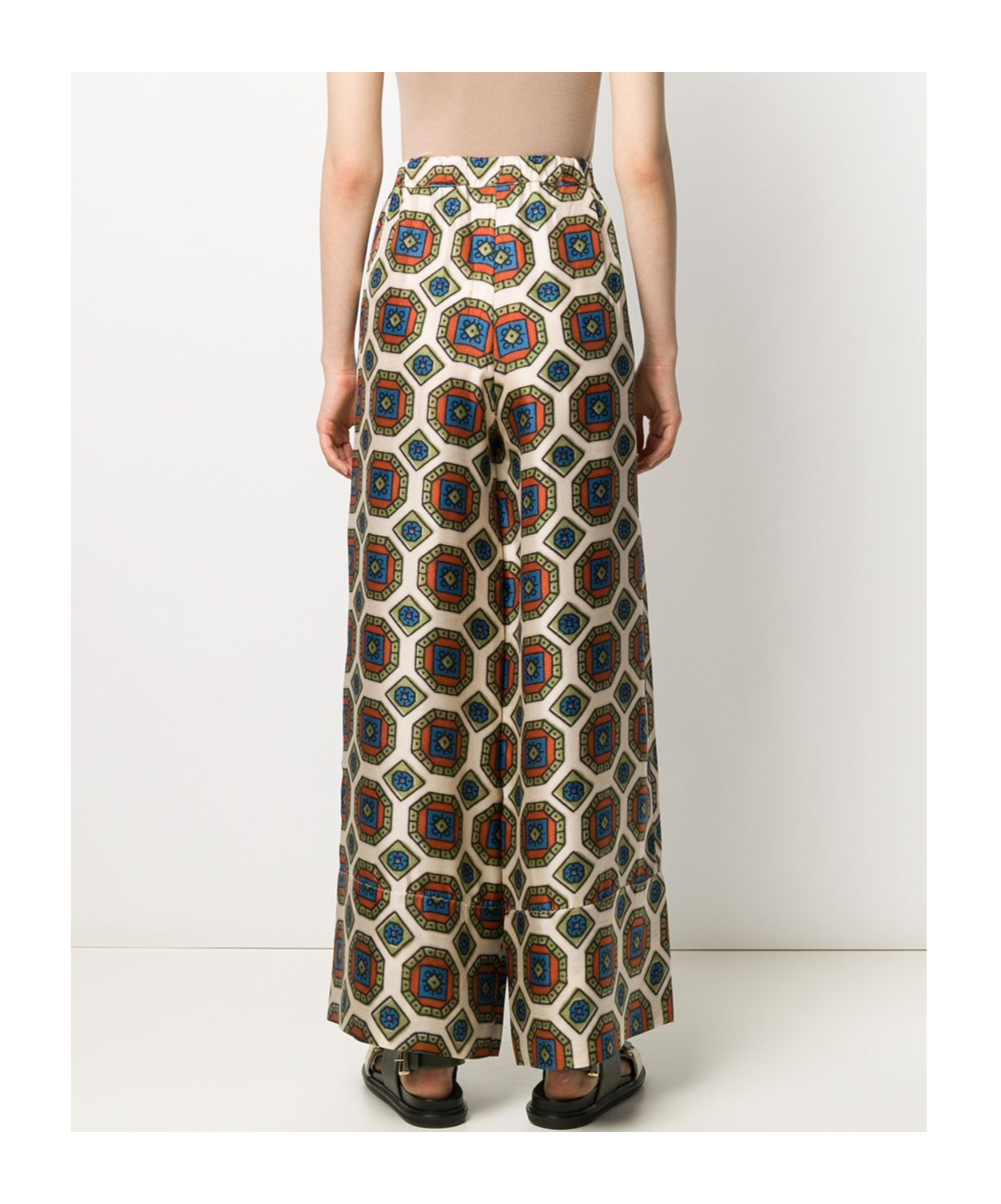Pierre-louis Mascia Patterned Casual Pants In Multi