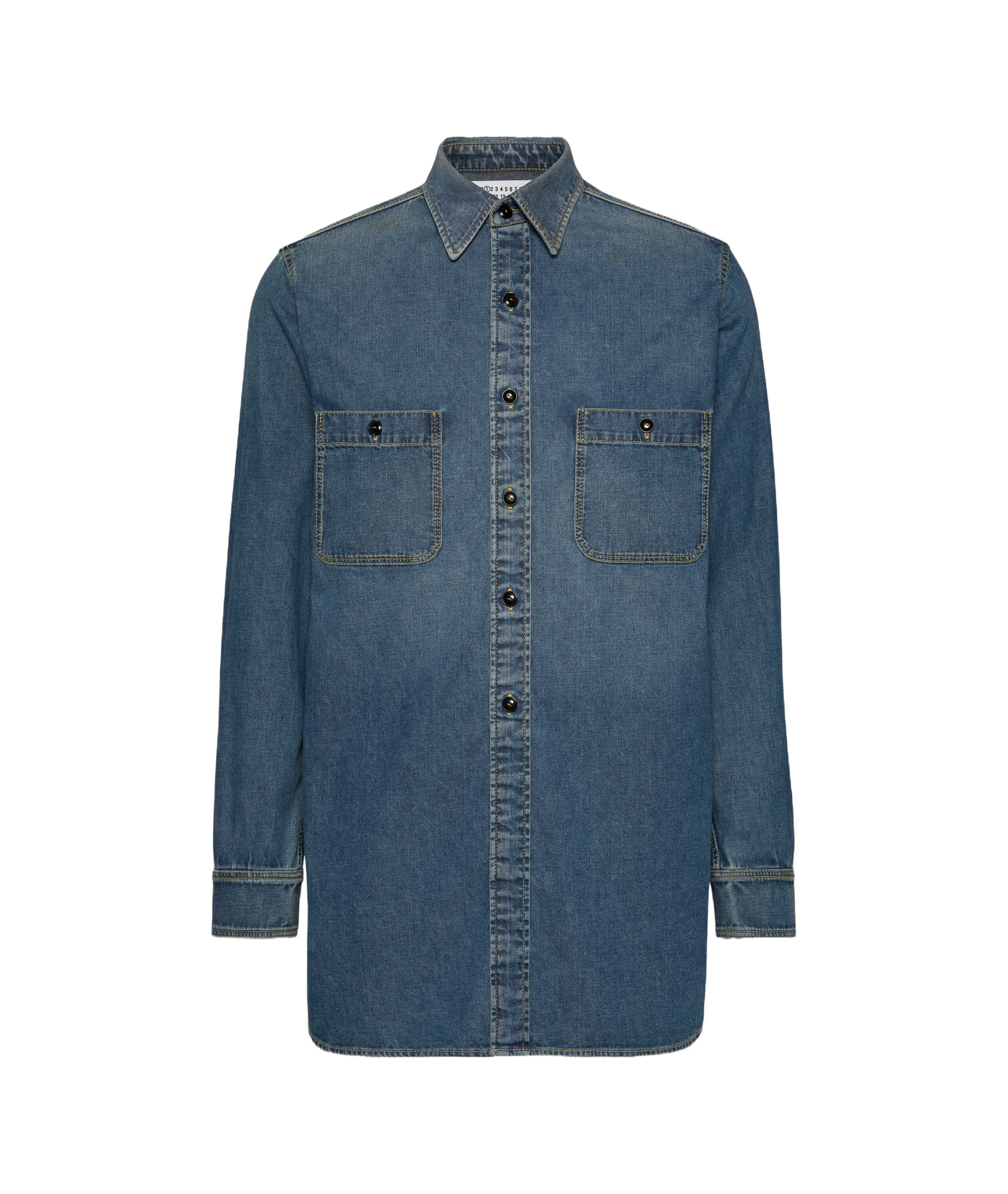 Maison Margiela Shirt In Blue | ModeSens