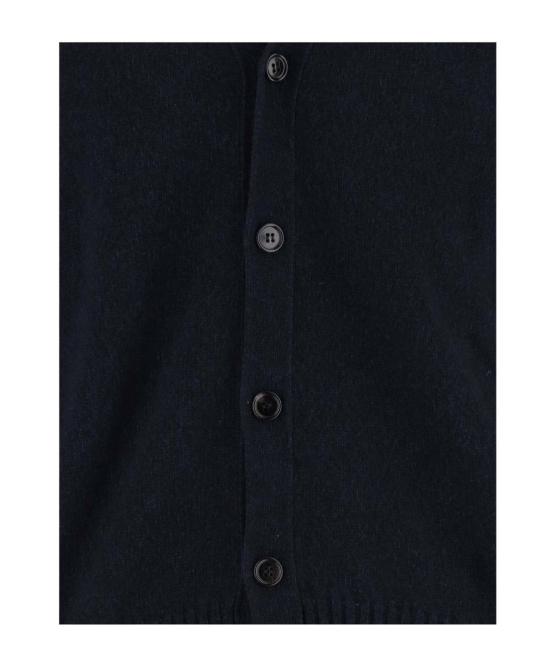 Ami Alexandre Mattiussi Ami Paris V-neck Buttoned Cardigan In Black