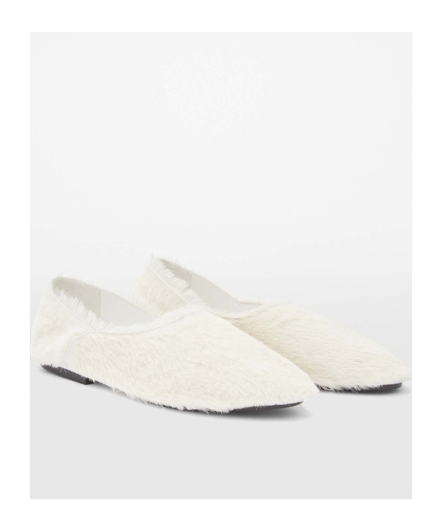Jil Sander Flat Slip-on Shoes In White