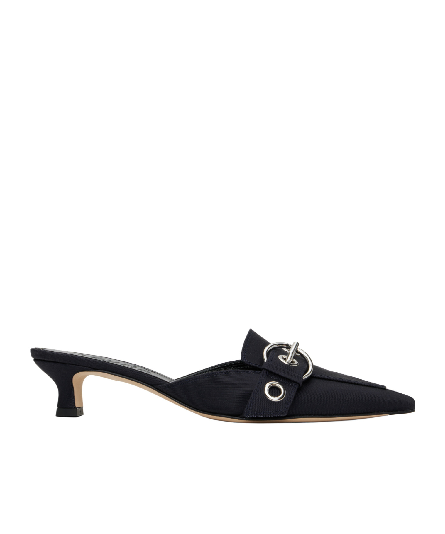 Aeyde 35mm Danielle Decorative-buckle Mules In Black