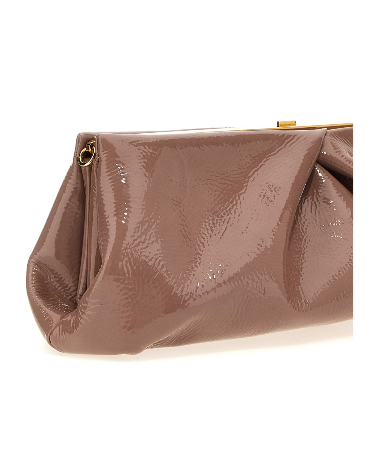 Shop Dries Van Noten Pleated C;utch Bag