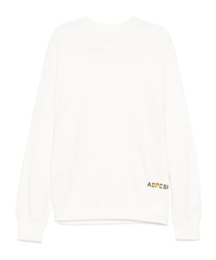 Aspesi Logo-print Sweatshirt In Gray