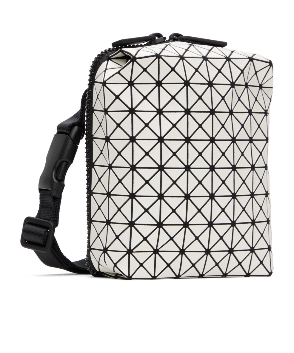 Bao Bao Issey Miyake Beetle Zipper Crossbody Bag In White