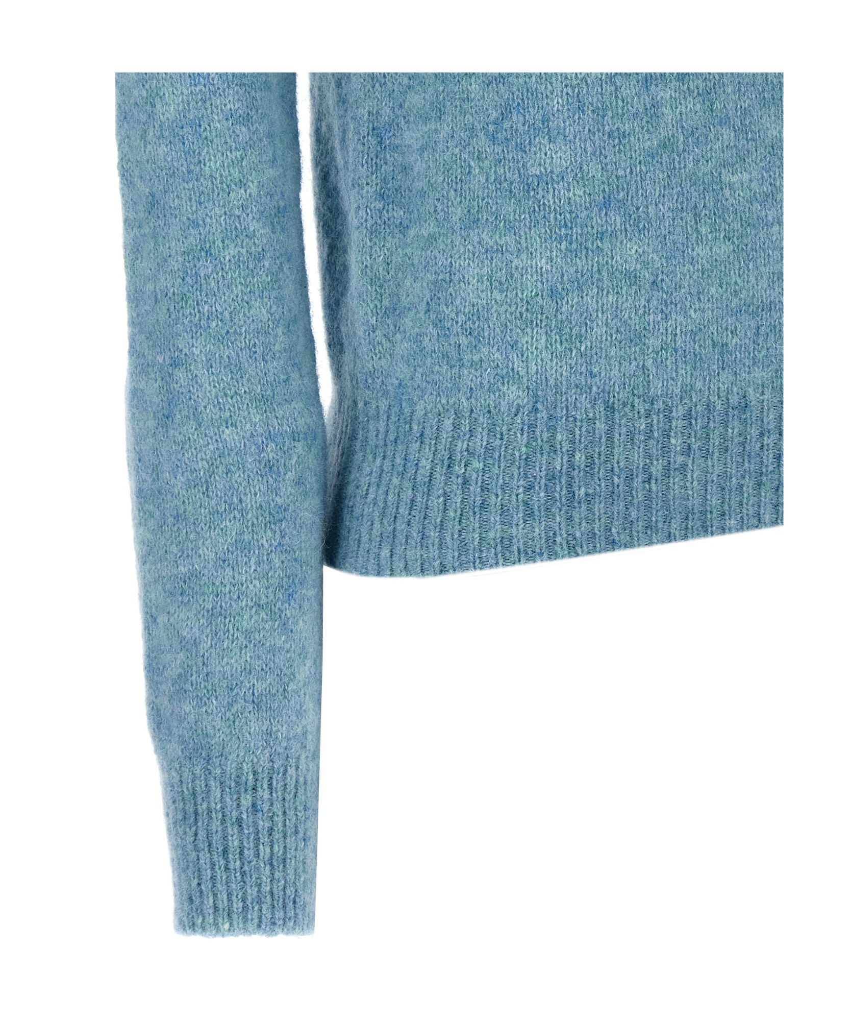 Dries Van Noten Long-sleeved Sweater In Blue