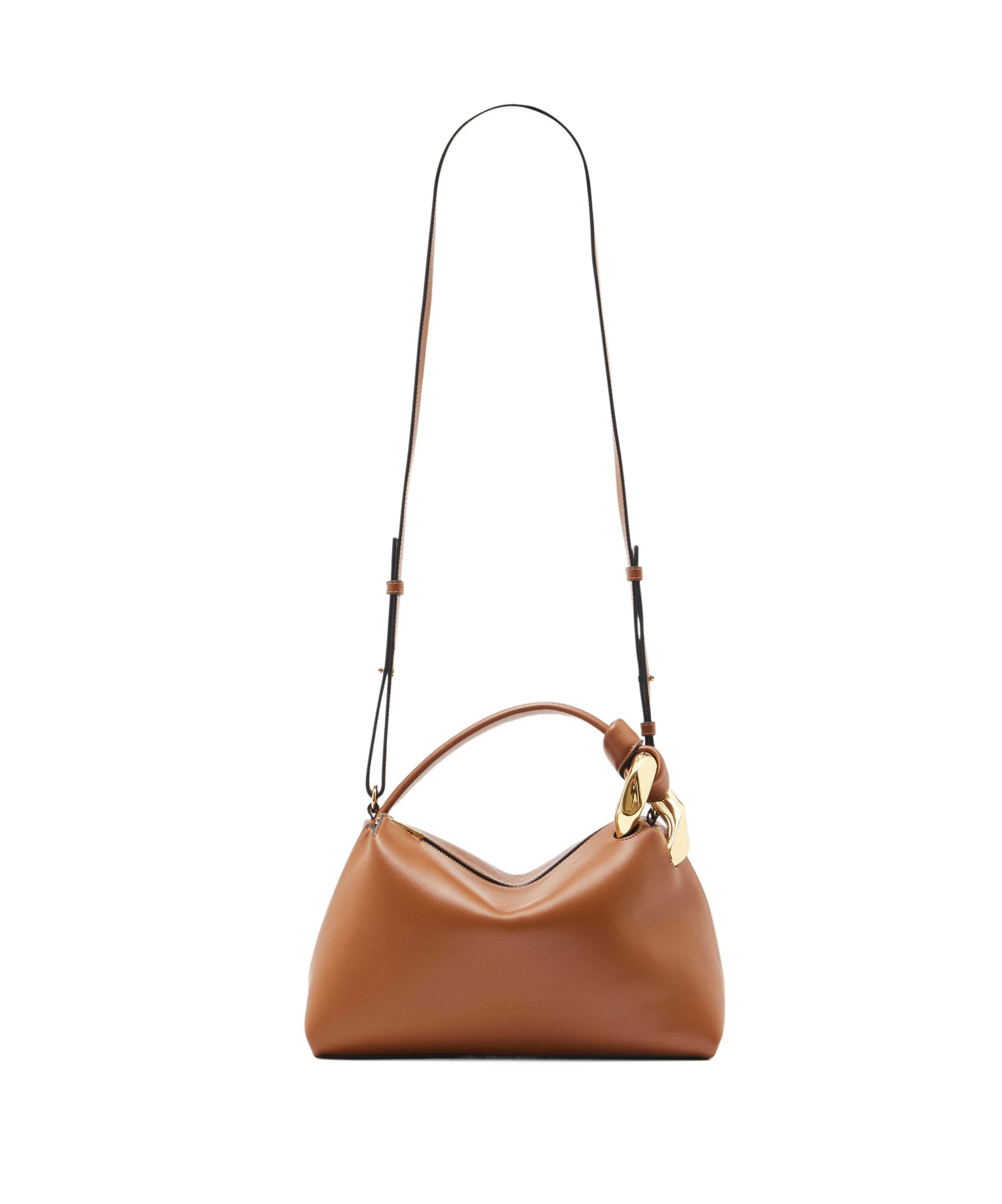 Jw Anderson Corner Shoulder Bag In Brown
