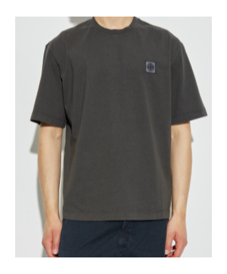 Stone Island Logo-patch T-shirt In Animal Print