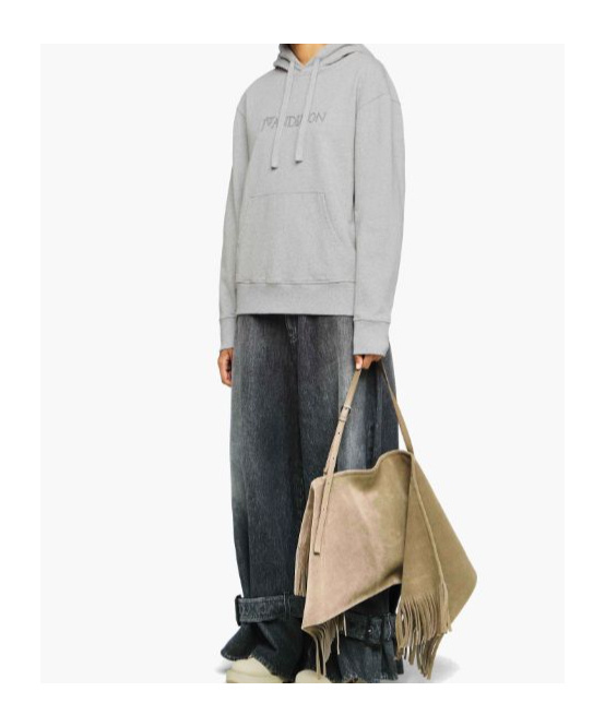 Jw Anderson J.w.anderson 'logo Embroidery' Sweatshirt In Gray