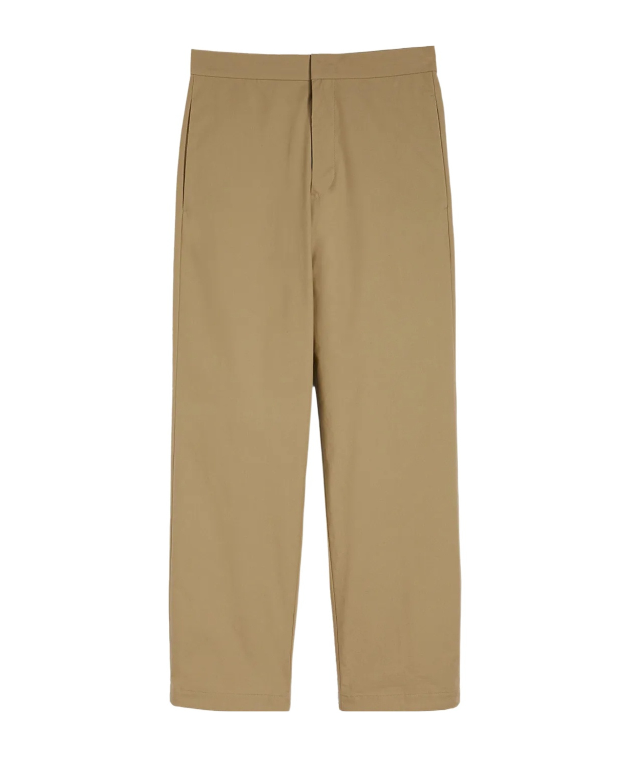 Jil Sander Pantalon Logo Bolsillo Marron In Green