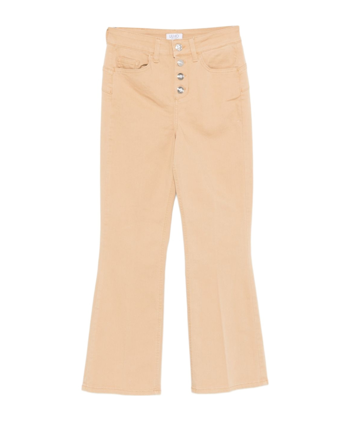Liu •jo Liu Jo Beige Jeans With Button Closure In Neutral