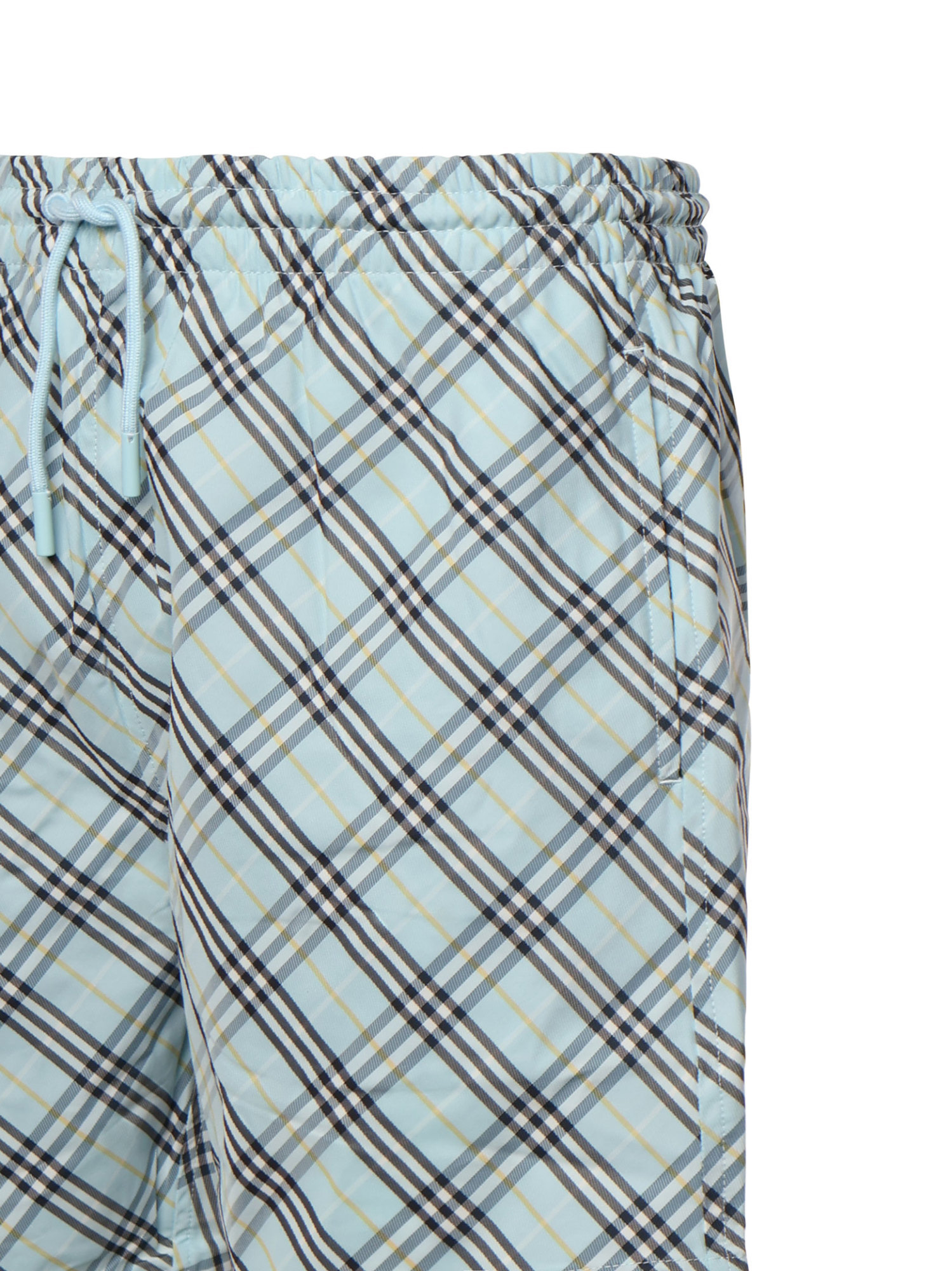 BURBERRY BURBERRY CHECK PRINTED DRAWSTRING SWIM SHORTS