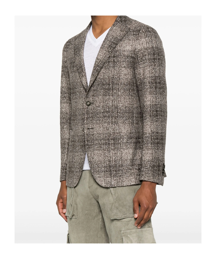 Shop Tagliatore Long Sleeve Blazer