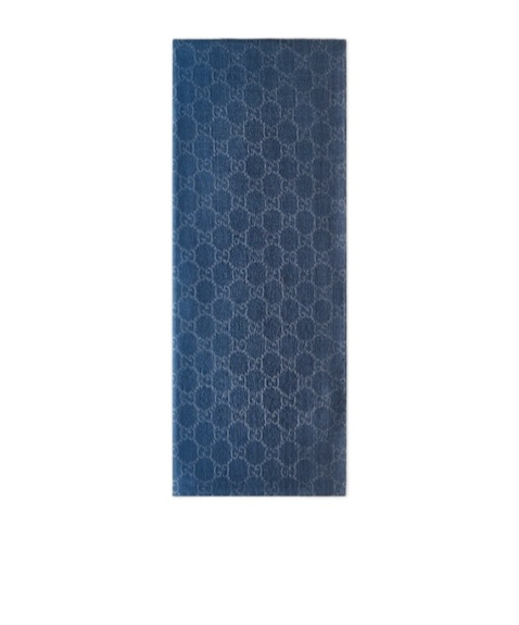 Gucci Gg Wool And Silk Jacquard Stole