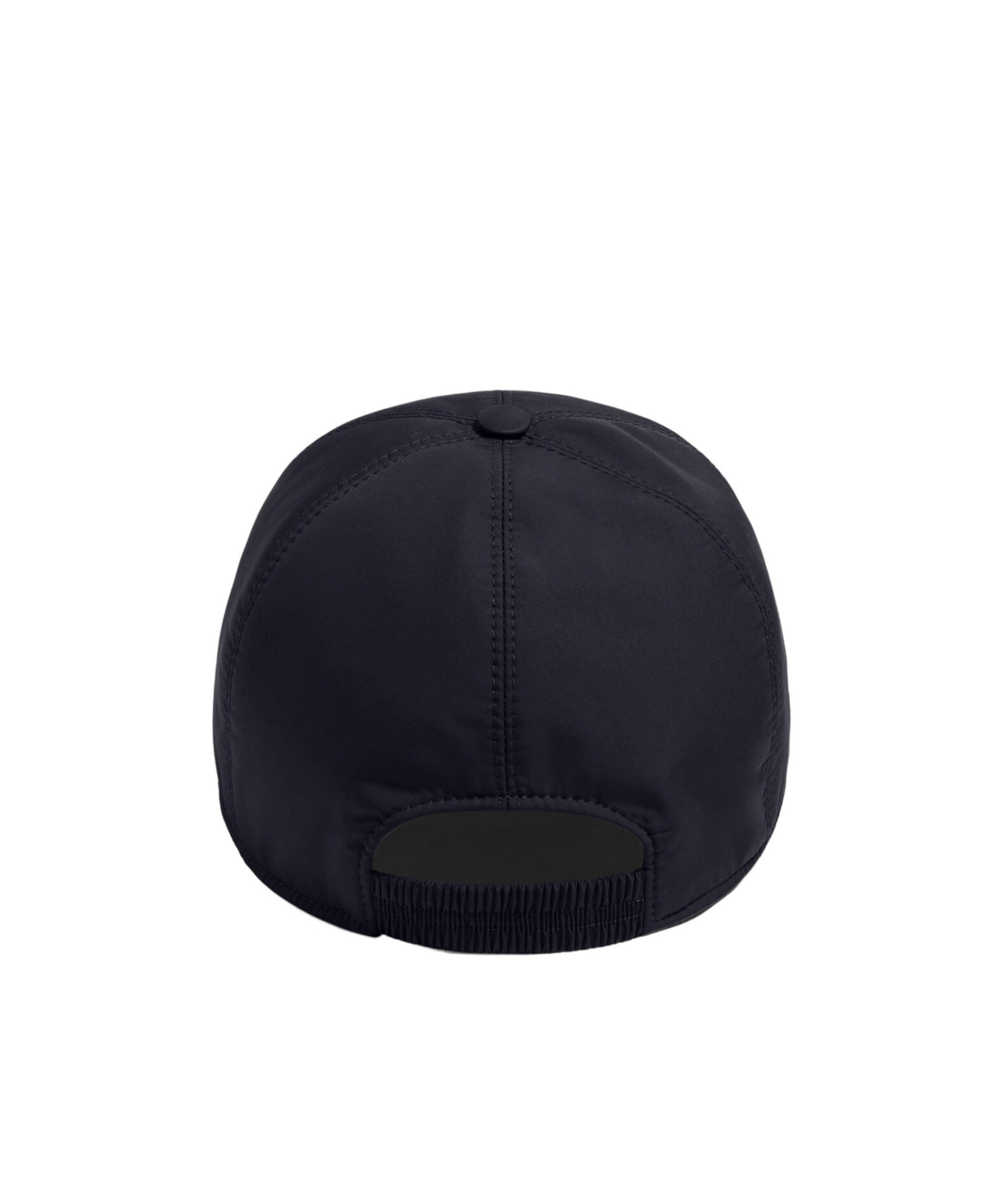 Zegna Logo Embroidered Baseball Cap In Black