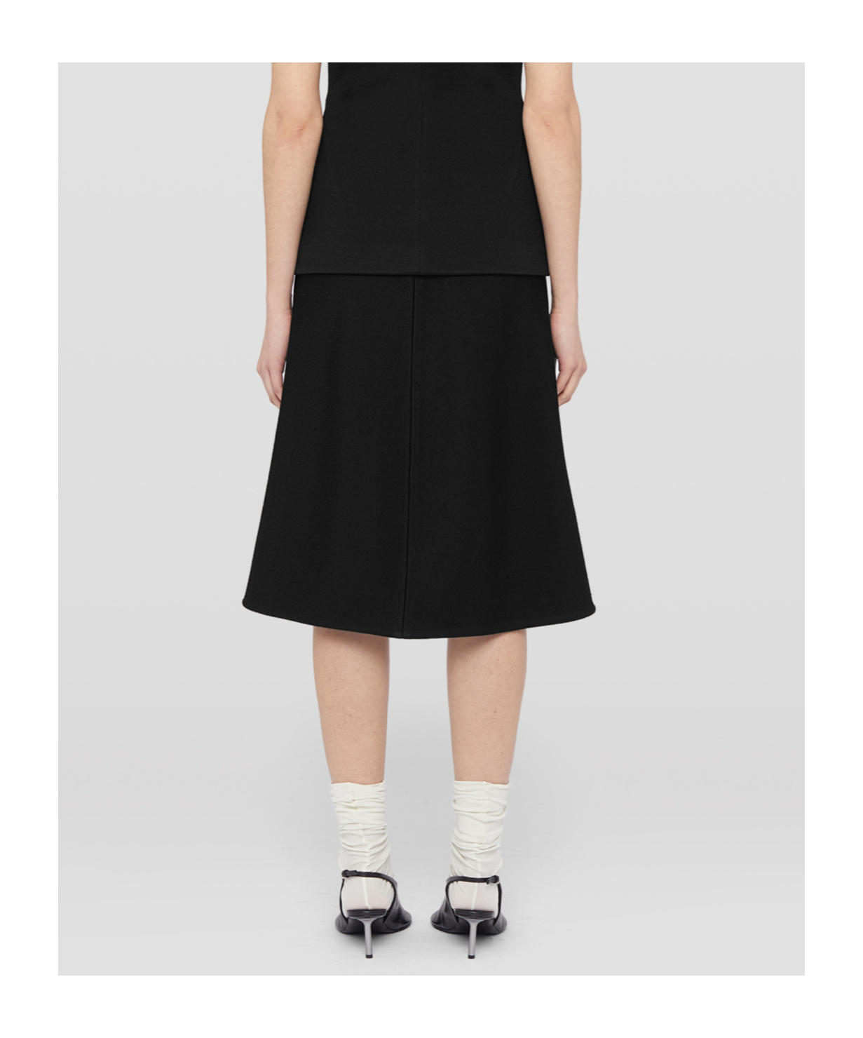 Jil Sander A-line Skirt In Black