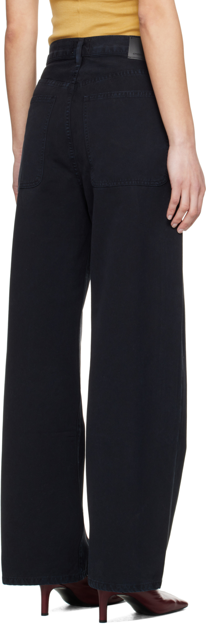 Citizen Of Humanity Ayla Cargo Trousers In Black
