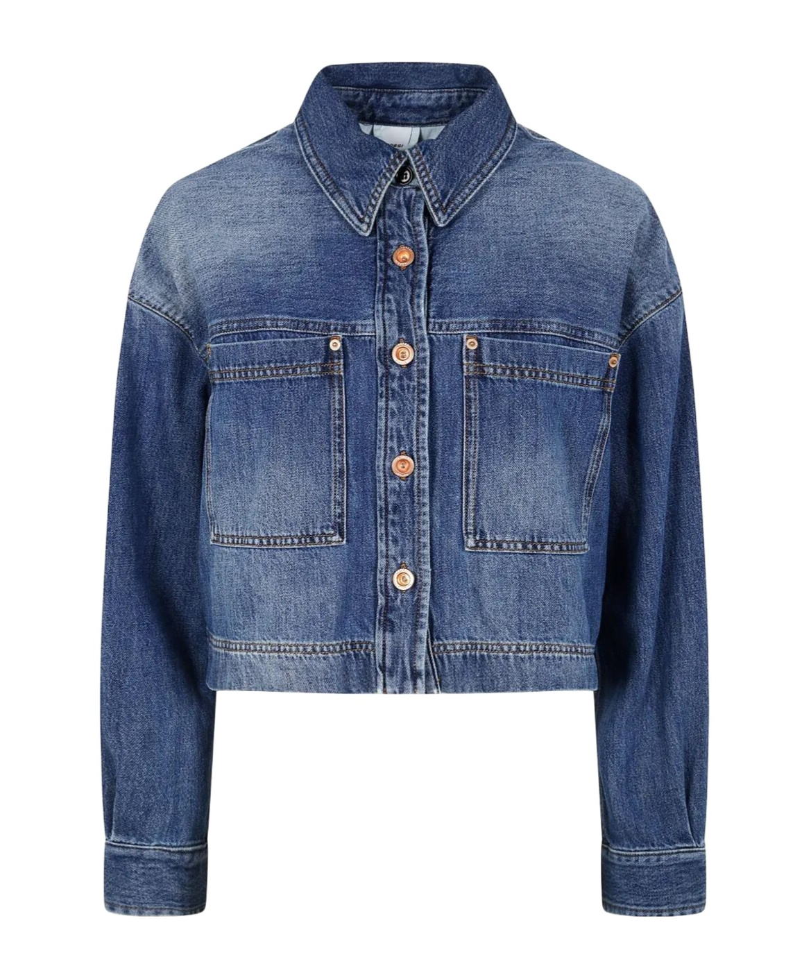 Aspesi Cropped Denim Jacket