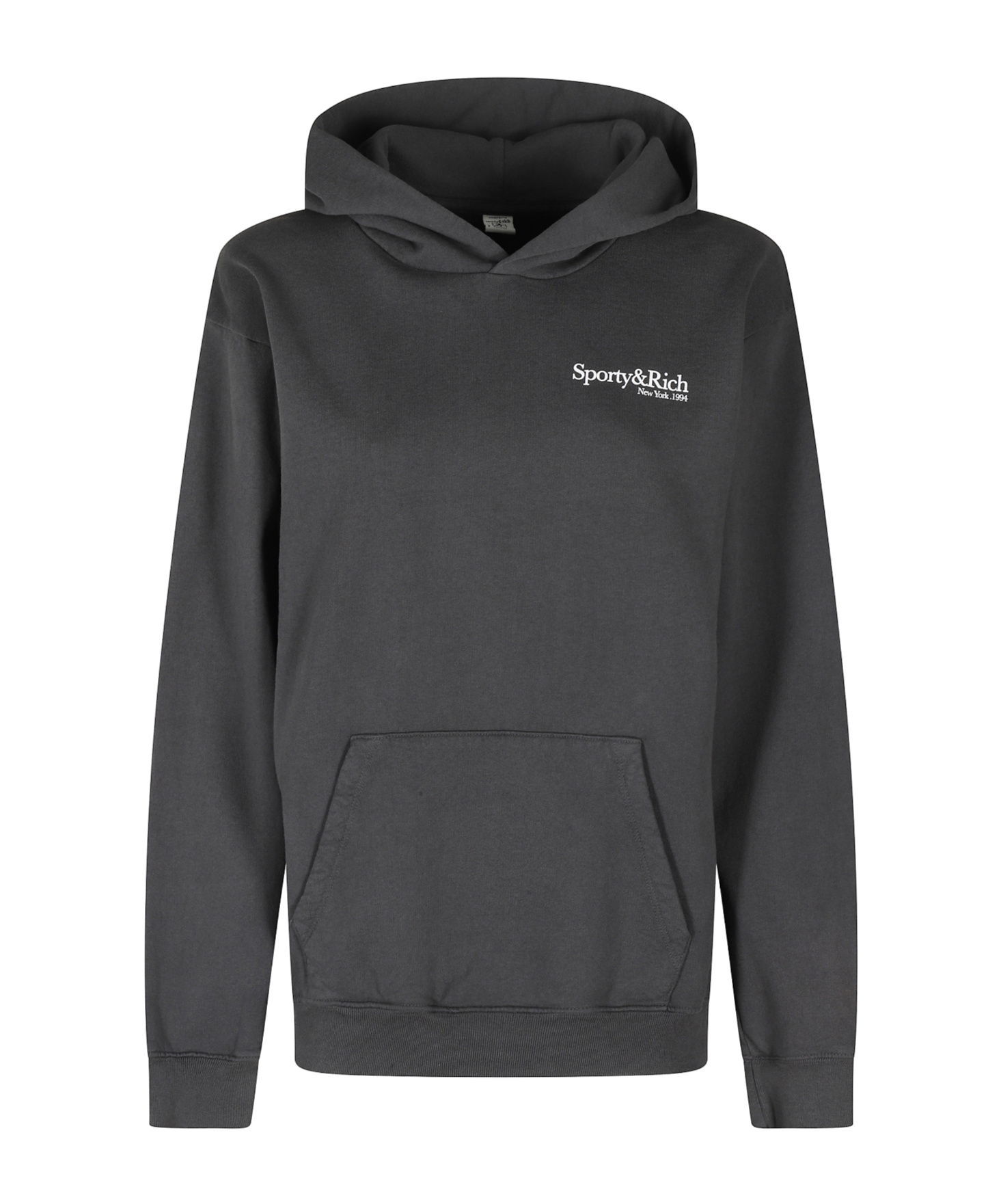 Sporty And Rich Hoodie With Brushed Interior And Contrasting Back Print