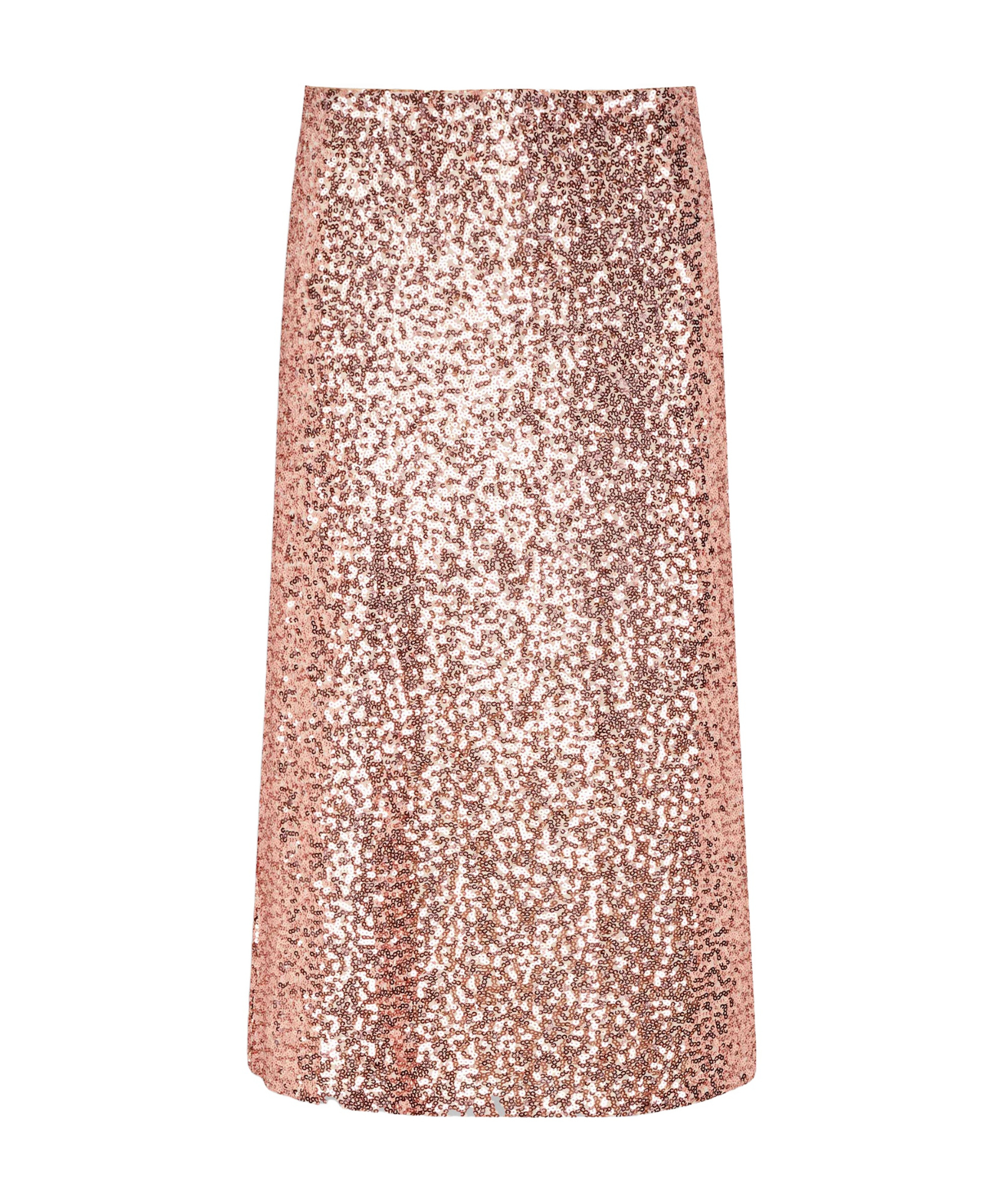 BAUM UND PFERDGARTEN SEQUINED LOW-RISE MIDI SKIRT