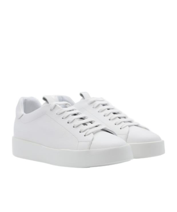 Giuliano Galiano Round Head Low-cut Casual Shoes In White
