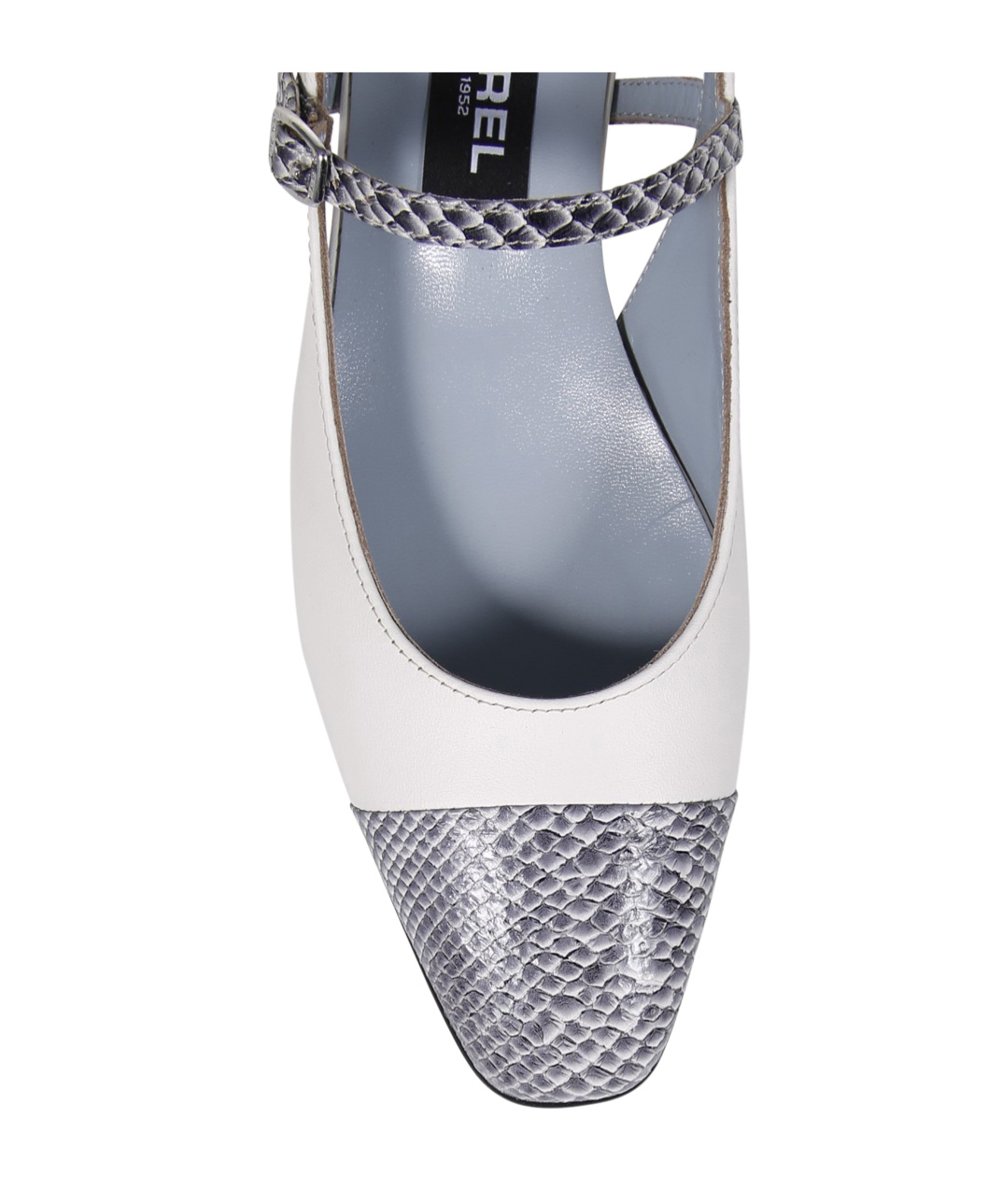 Carel Paris Oceano Slingback Flats In Gray