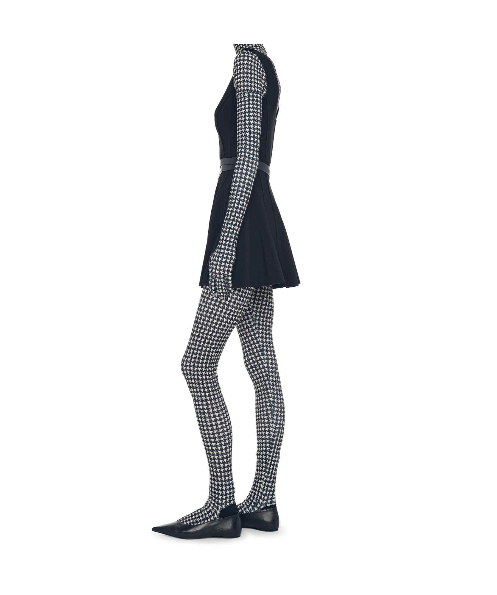 Norma Kamali Grace Mini Dress In Black