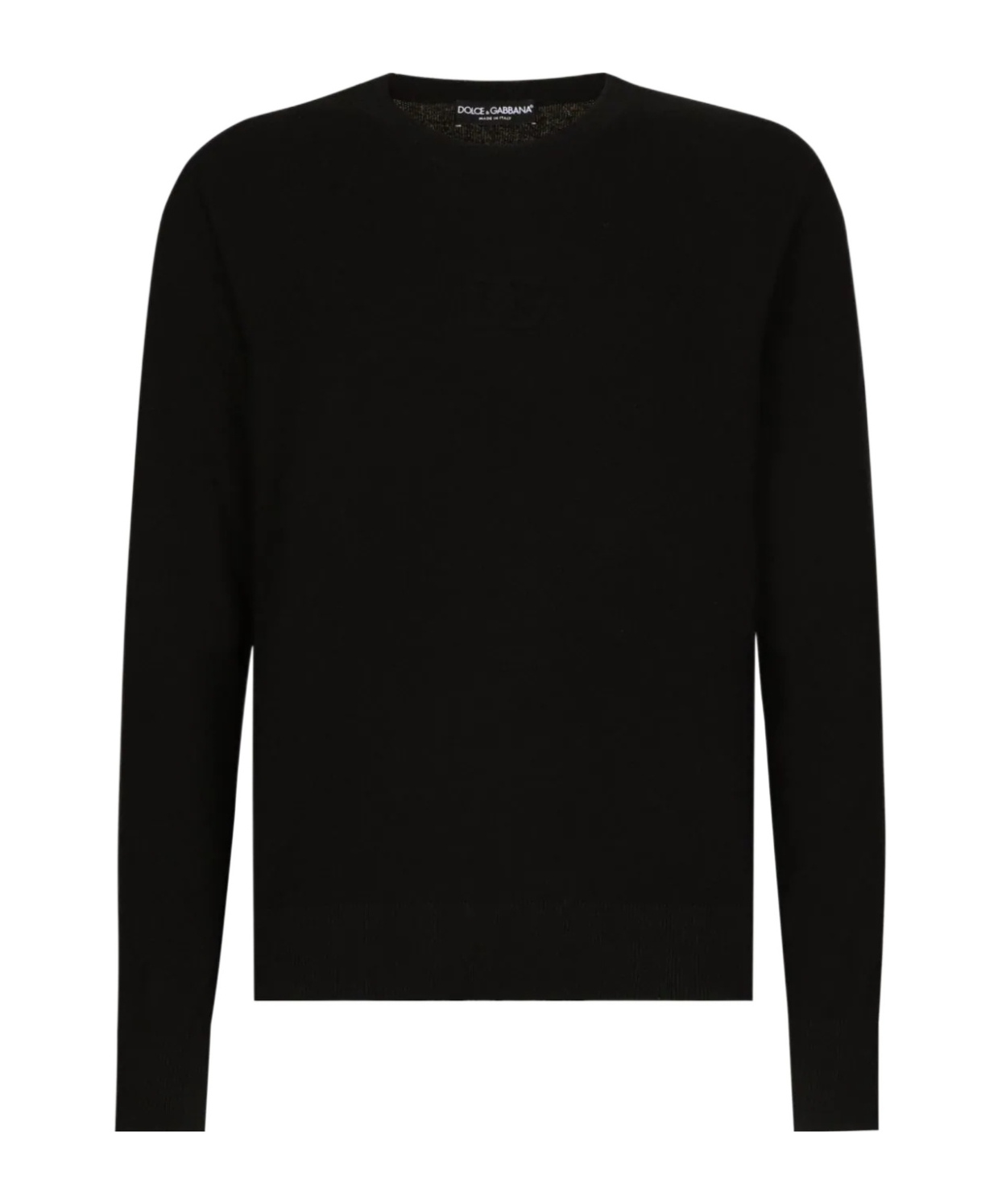 Dolce & Gabbana Crew-neck Sweater In Black