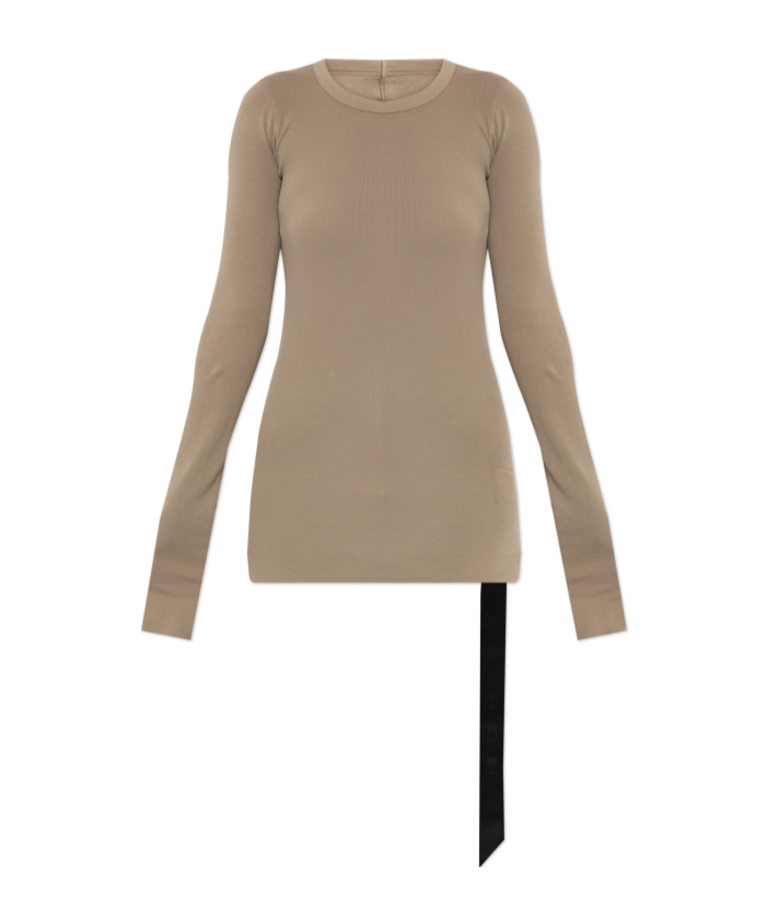 Rick Owens Drkshdw Long-sleeved T-shirt In Brown