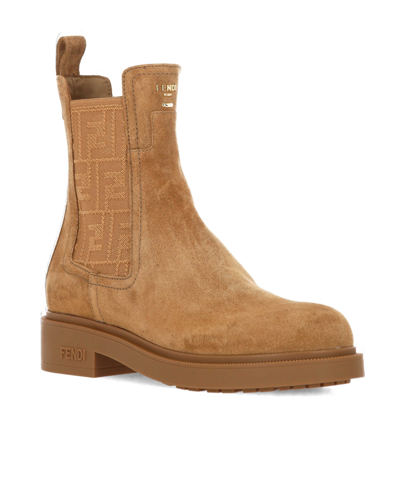 Fendi Filo Bootie In Brown