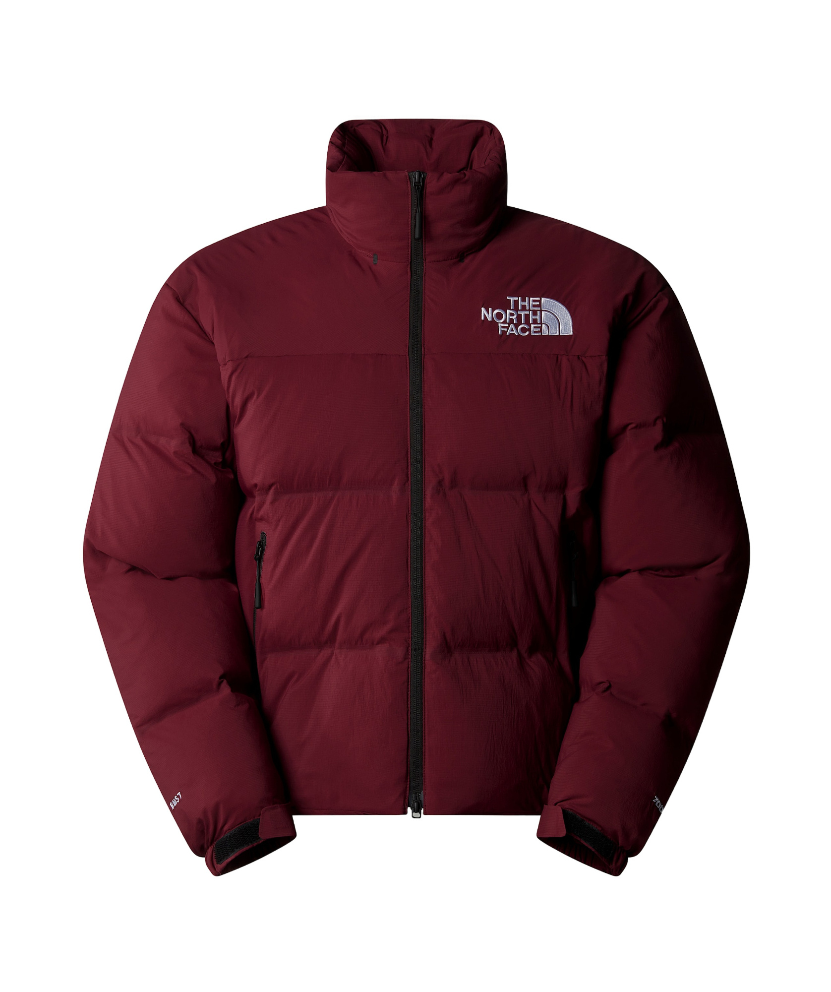 The North Face Long-sleeved Down Jacket In Brown