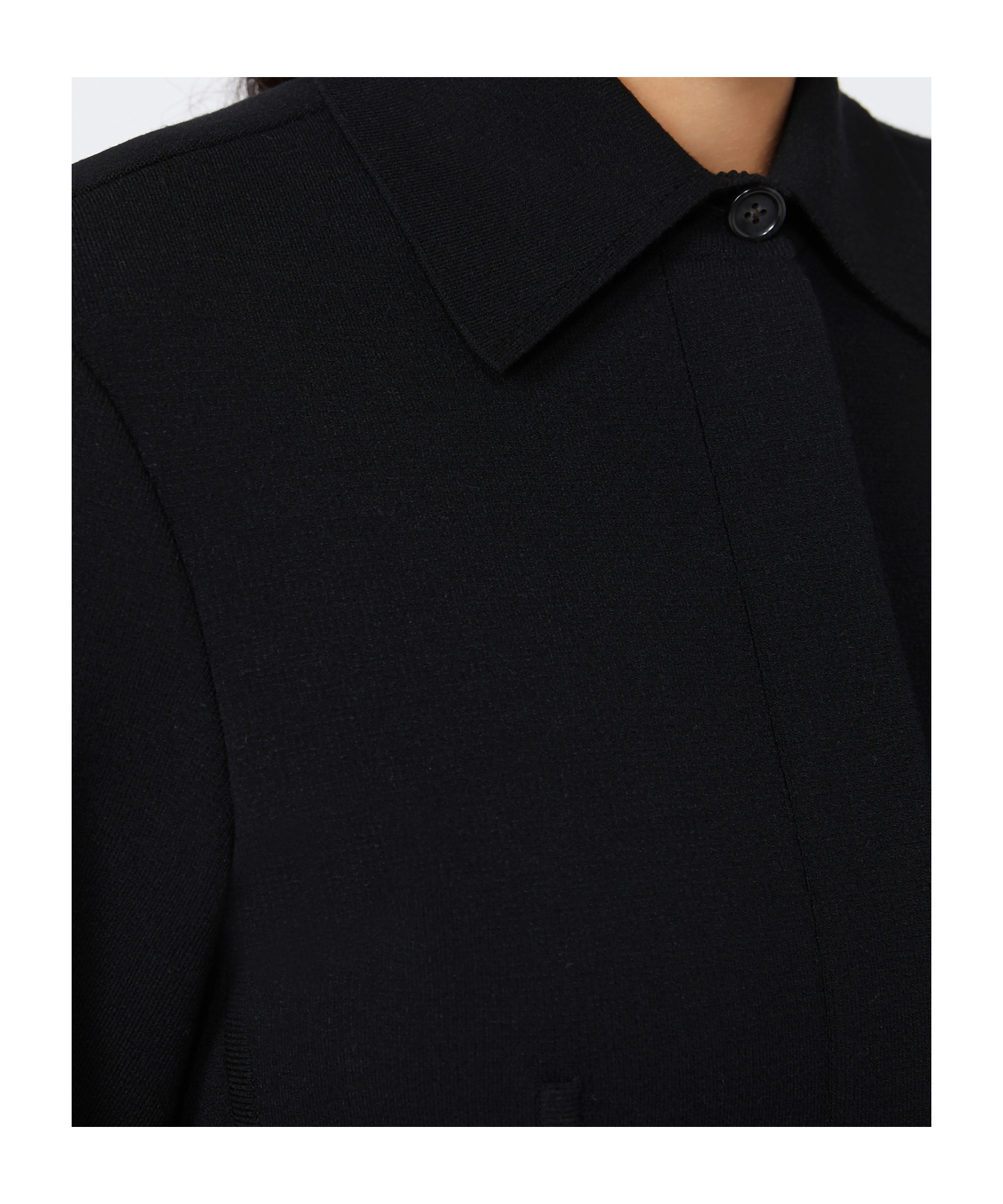 Sportmax Viscose Knit Shirt - Runway - Black In Black