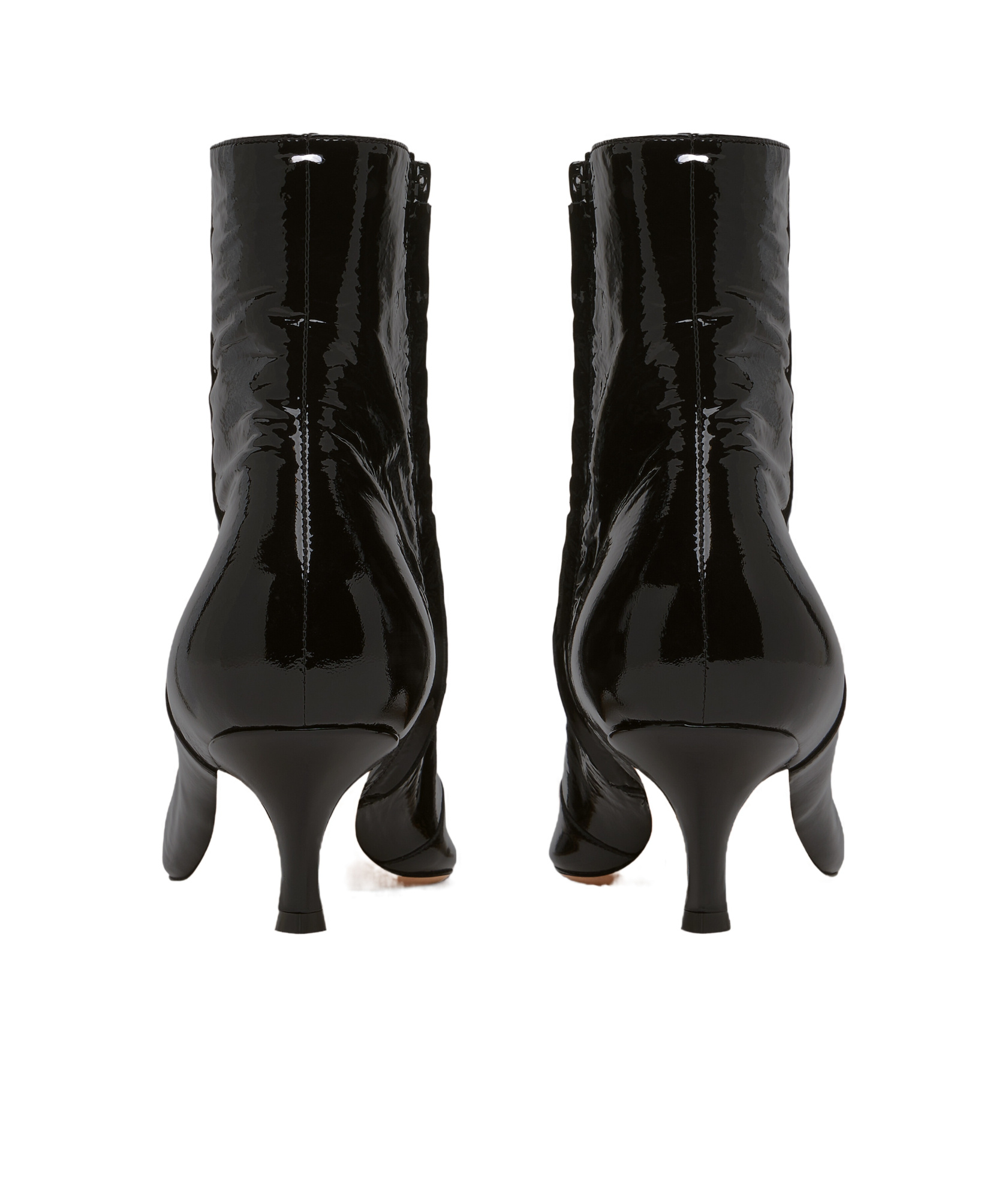 Maison Margiela Kinkies Ankle Boots In Black