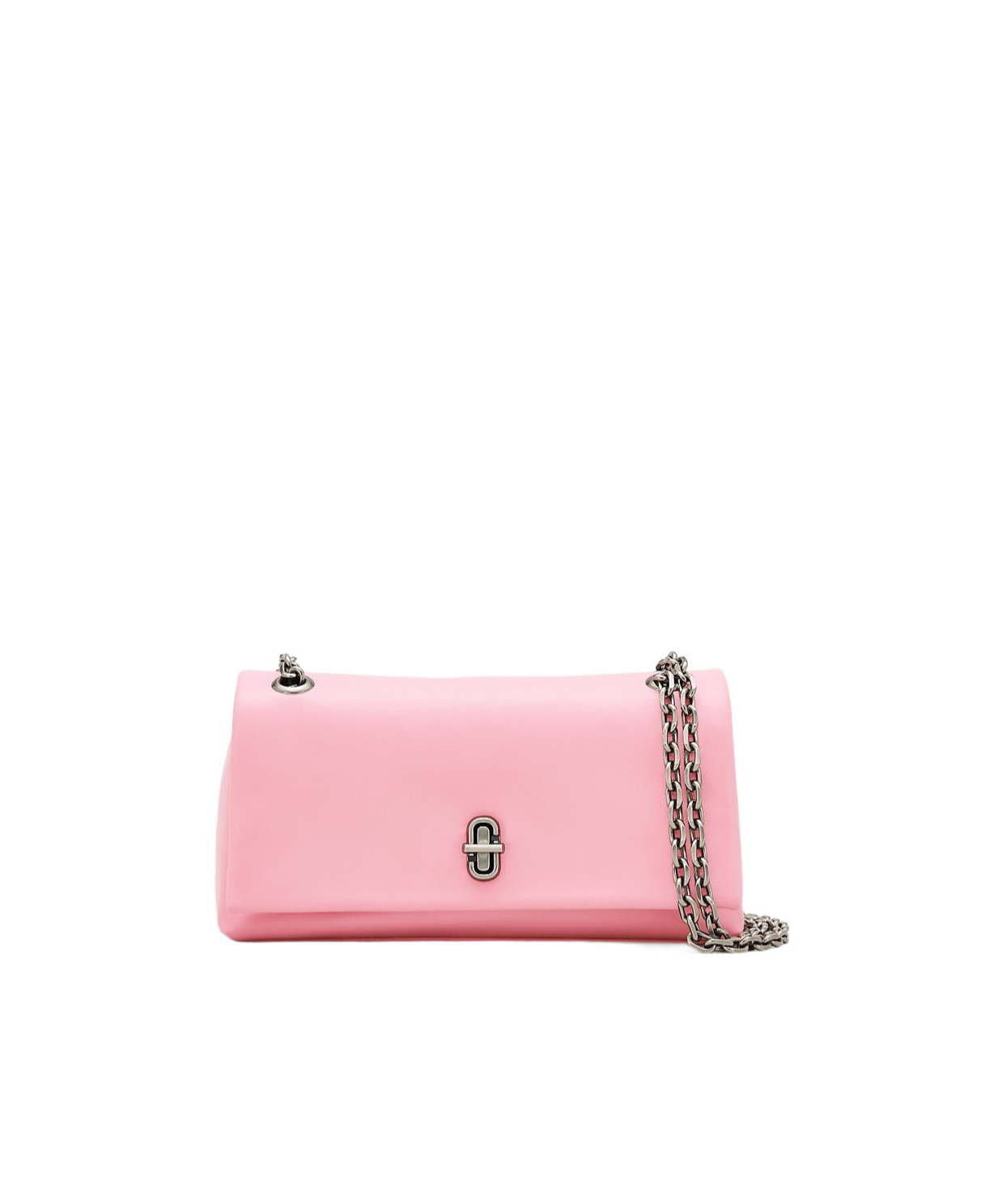 Marc Jacobs The Dual Logo Embossed Chain Wallet In Pink